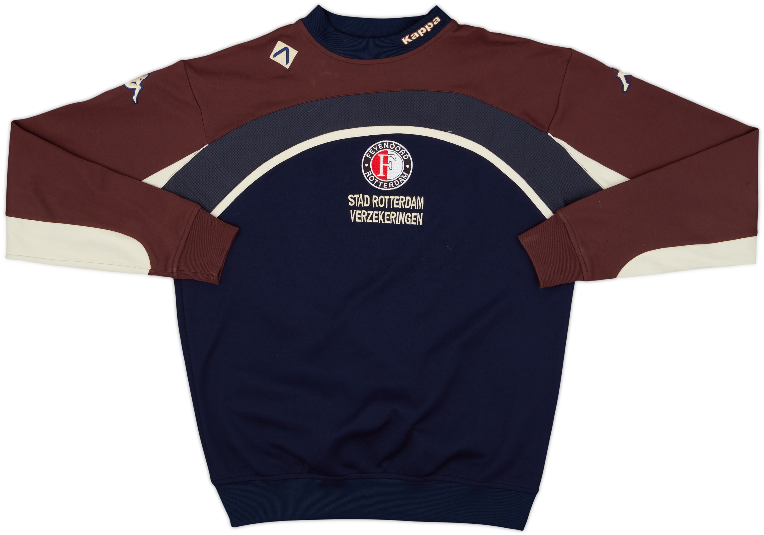 2001-02 Feyenoord Kappa Sweat Top - 7/10 - (S)