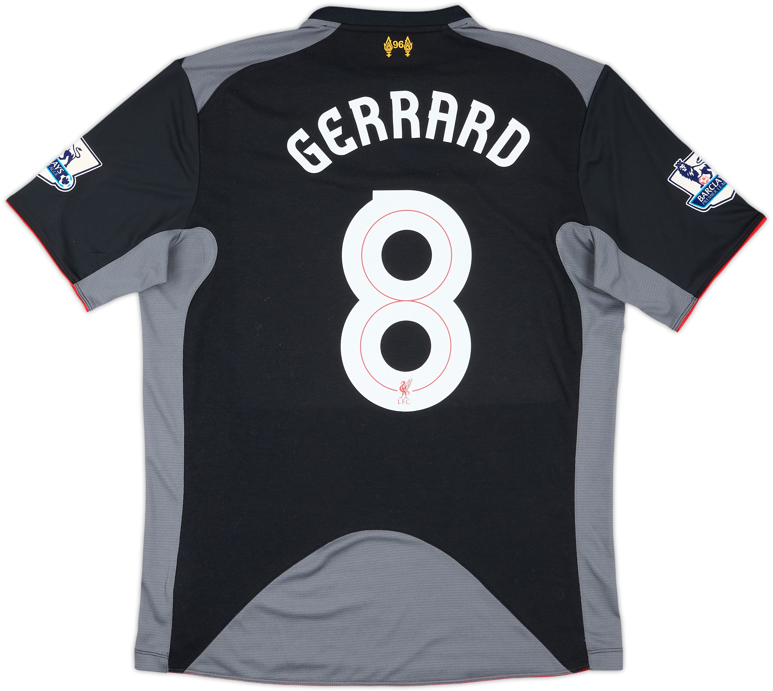 2012-13 Liverpool Away Shirt Gerrard #8 - 8/10 - (L)