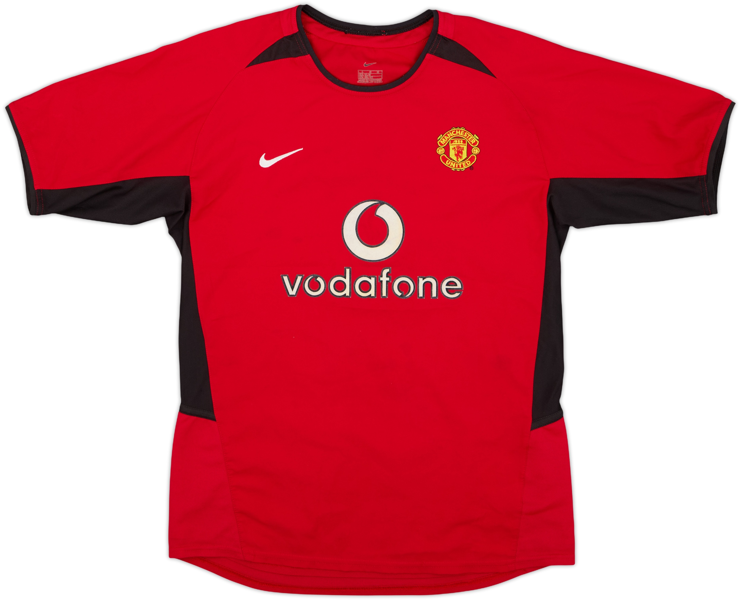 2002-04 Manchester United Home Shirt - 8/10 - (L.Boys)