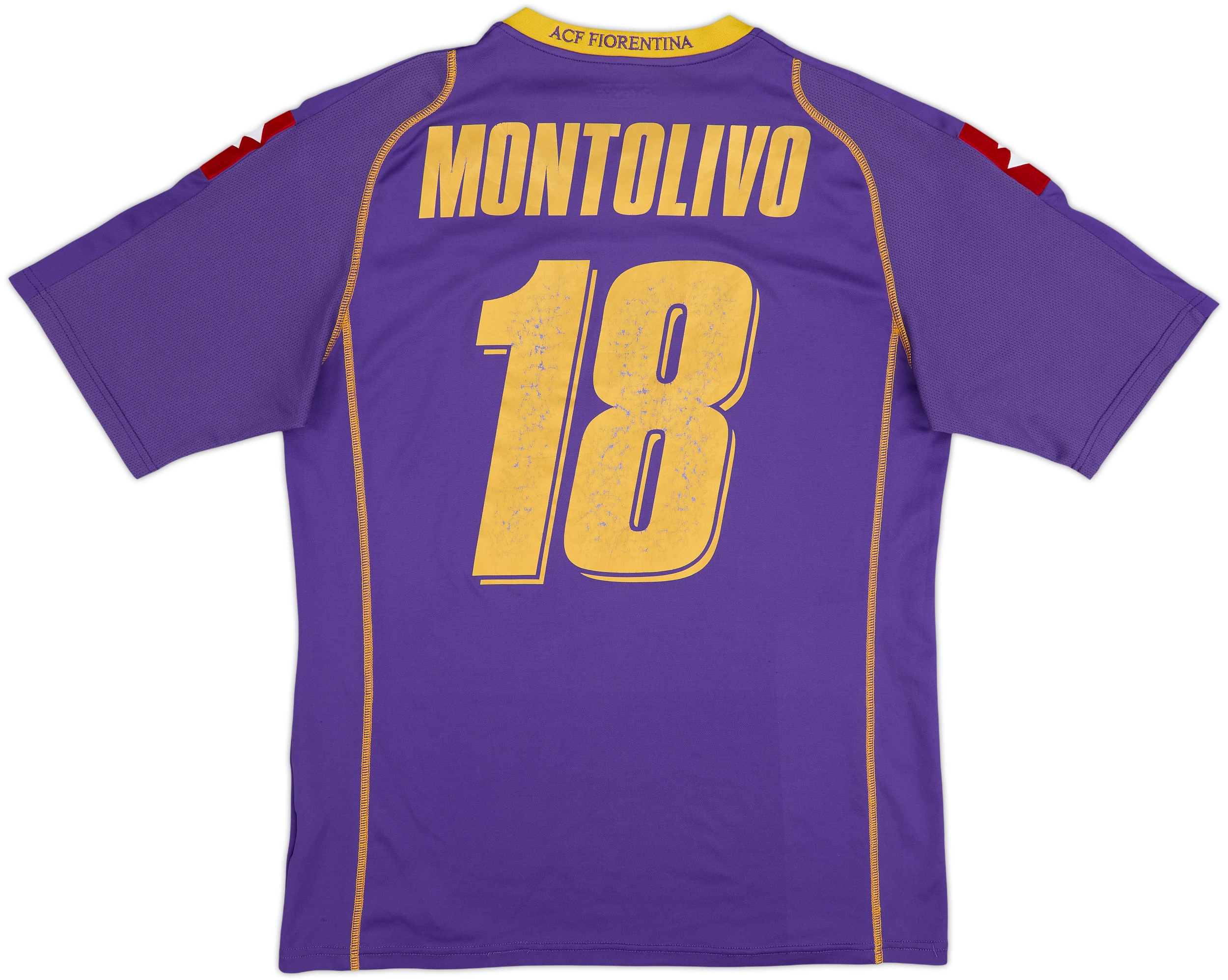 2008-09 Fiorentina Home Shirt Montolivo #18 - 6/10 - (L)