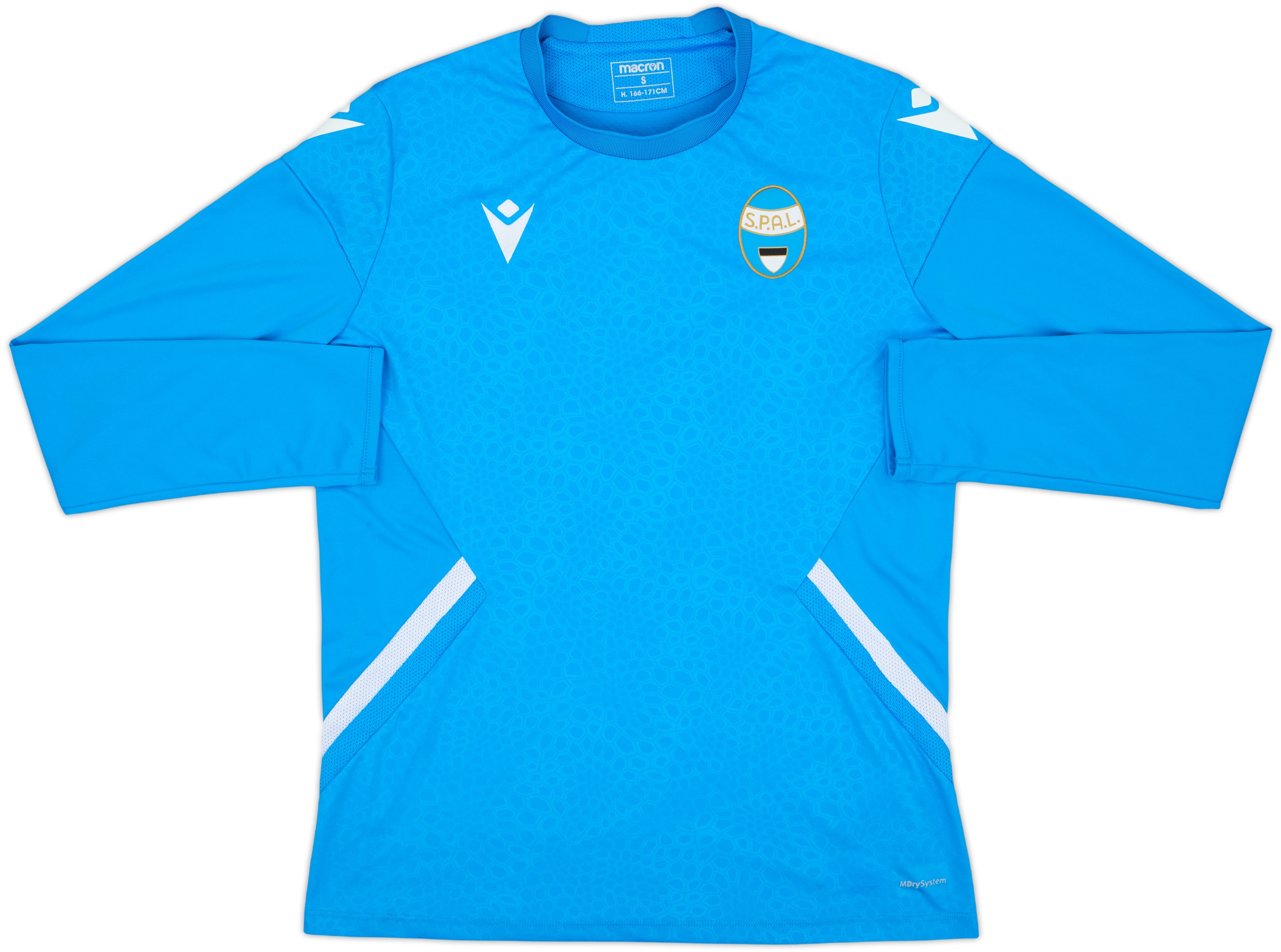 Maillot D'entraînement SPAL Macron, Taille S, Bleu, Homme, Série B Italienne