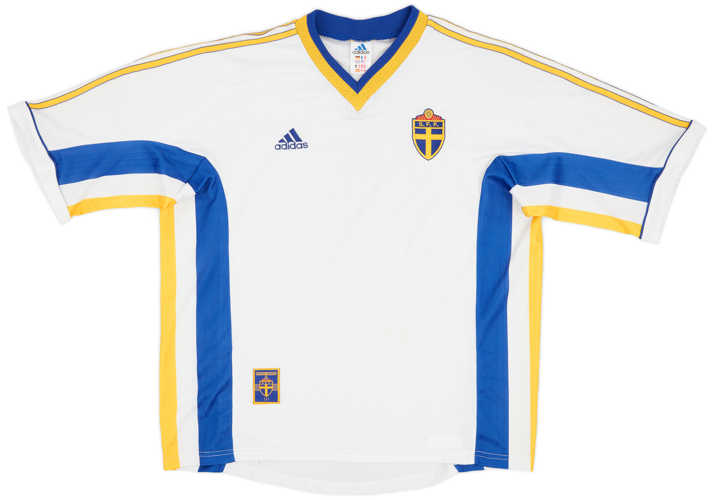 1998-00 Sweden Away Shirt - 9/10 - (L)