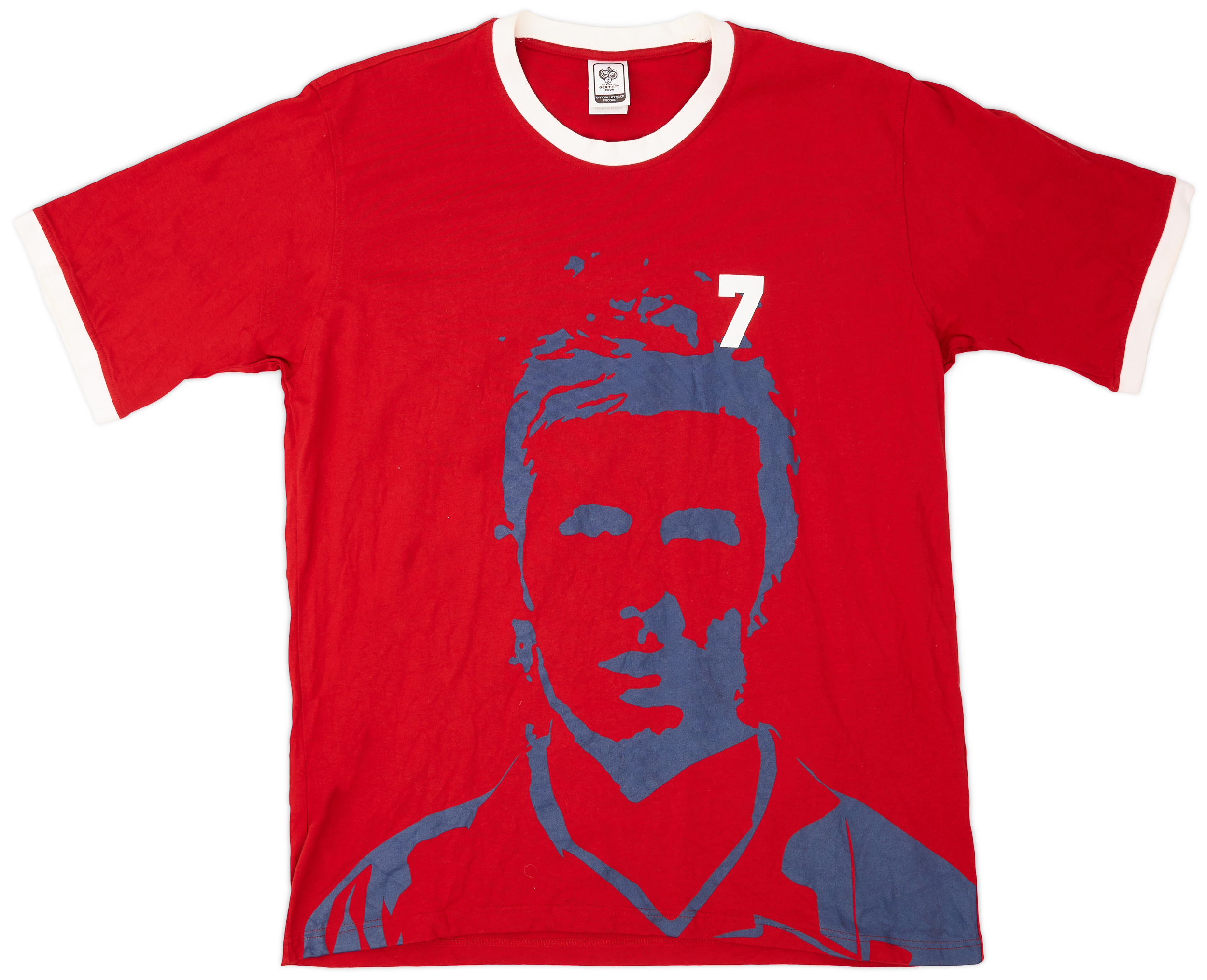 レア】00s adidas David Backham Tシャツ 英国製 M 【公式通販】