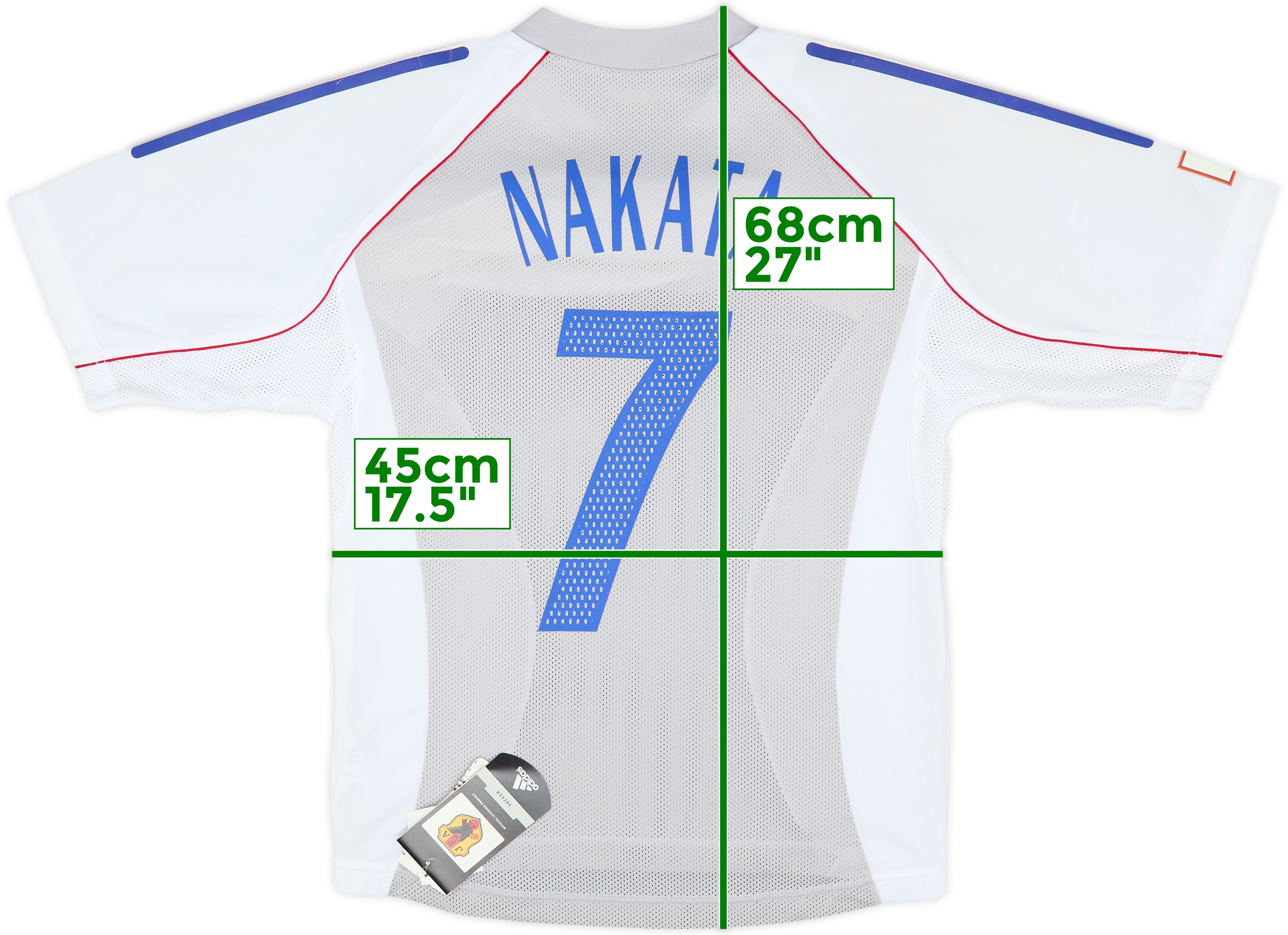 Hidetoshi Nakata Adidas Japan 2001 National Team Authentic
