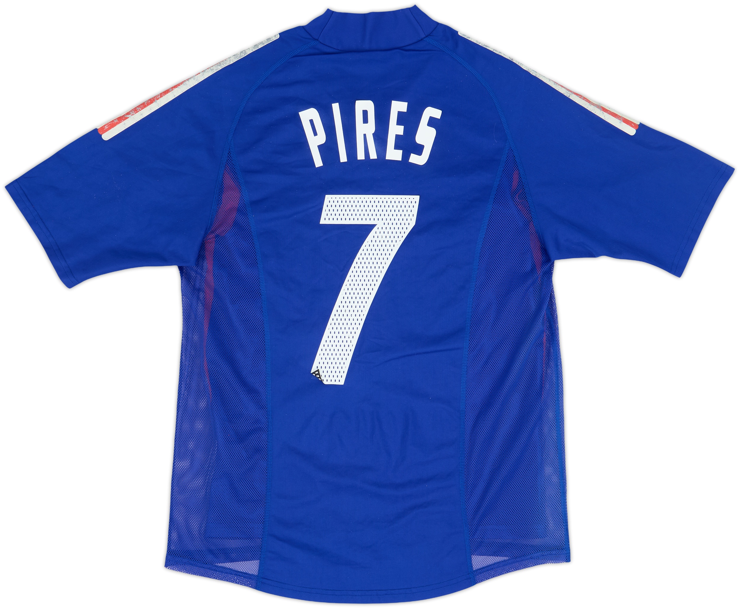  フランス代表 PIRES 7 ユニフォーム 2002-04 France Player Issue Home Shirt Pires #7 - 5/10 - (M)