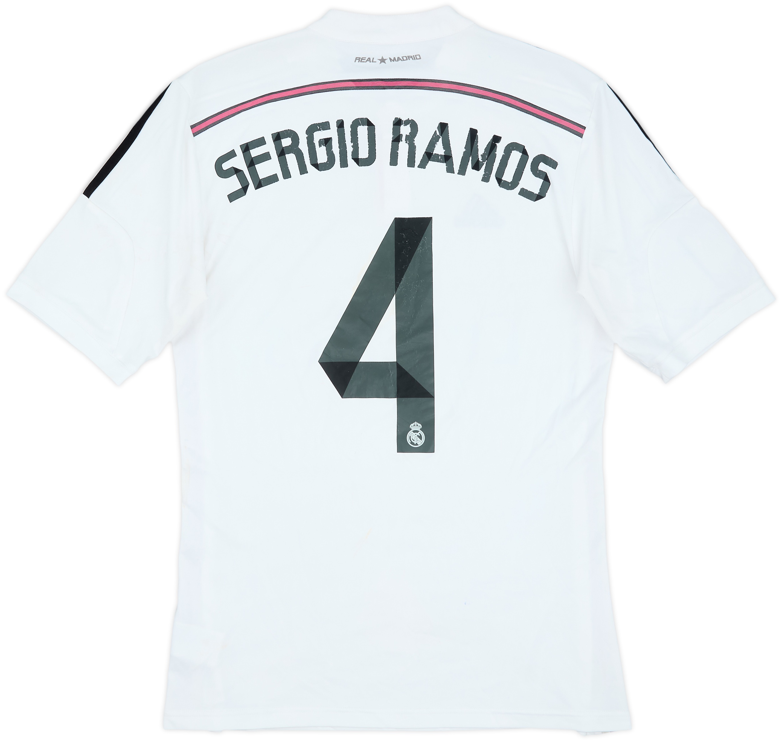 2014-15 Real Madrid Home Shirt Sergio Ramos #4 - 5/10 - (M)