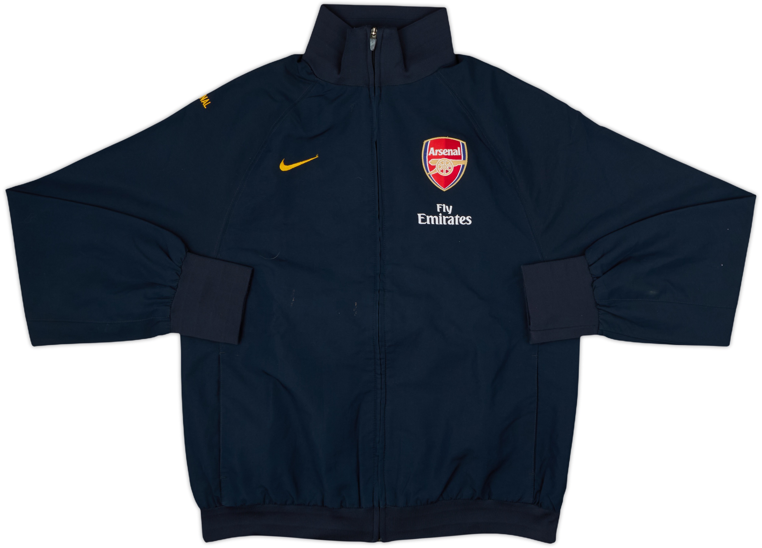 Nike Arsenal 09/10 アンセム ジャージ トラックジャケット 2008-09 Arsenal Nike Track Jacket - 7/10 - (M)