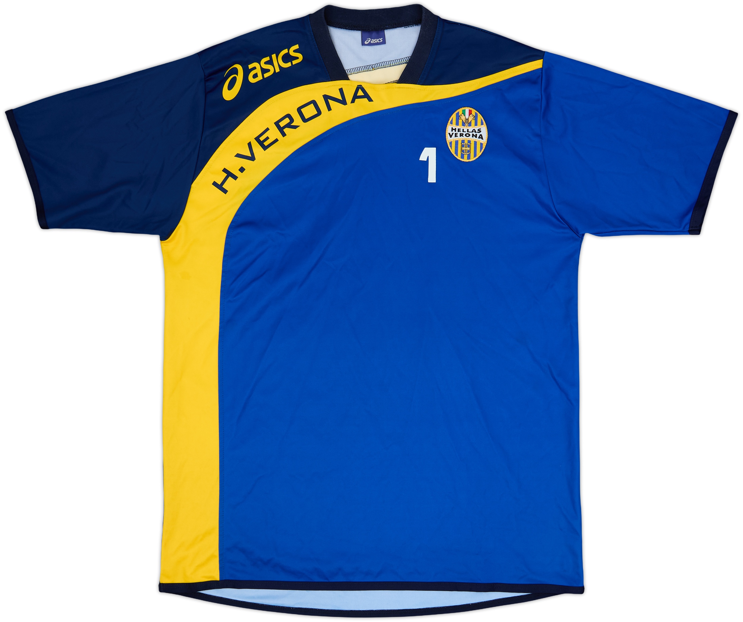 2009-10 Hellas Verona Asics Player Issue Training Shirt #1 - 9/10