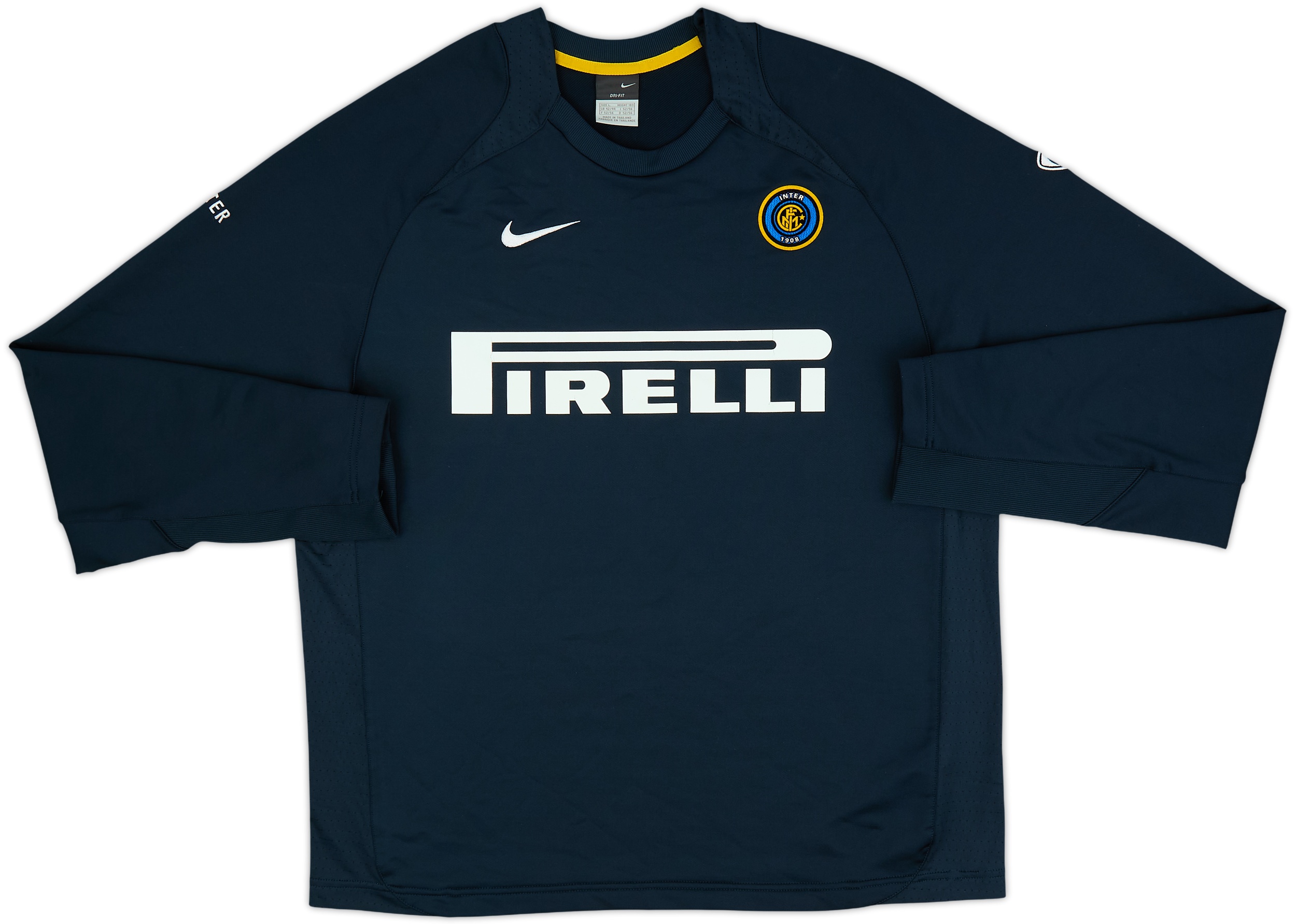 2005-06 Inter Milan Nike Sweat Top - 7/10 - (L)