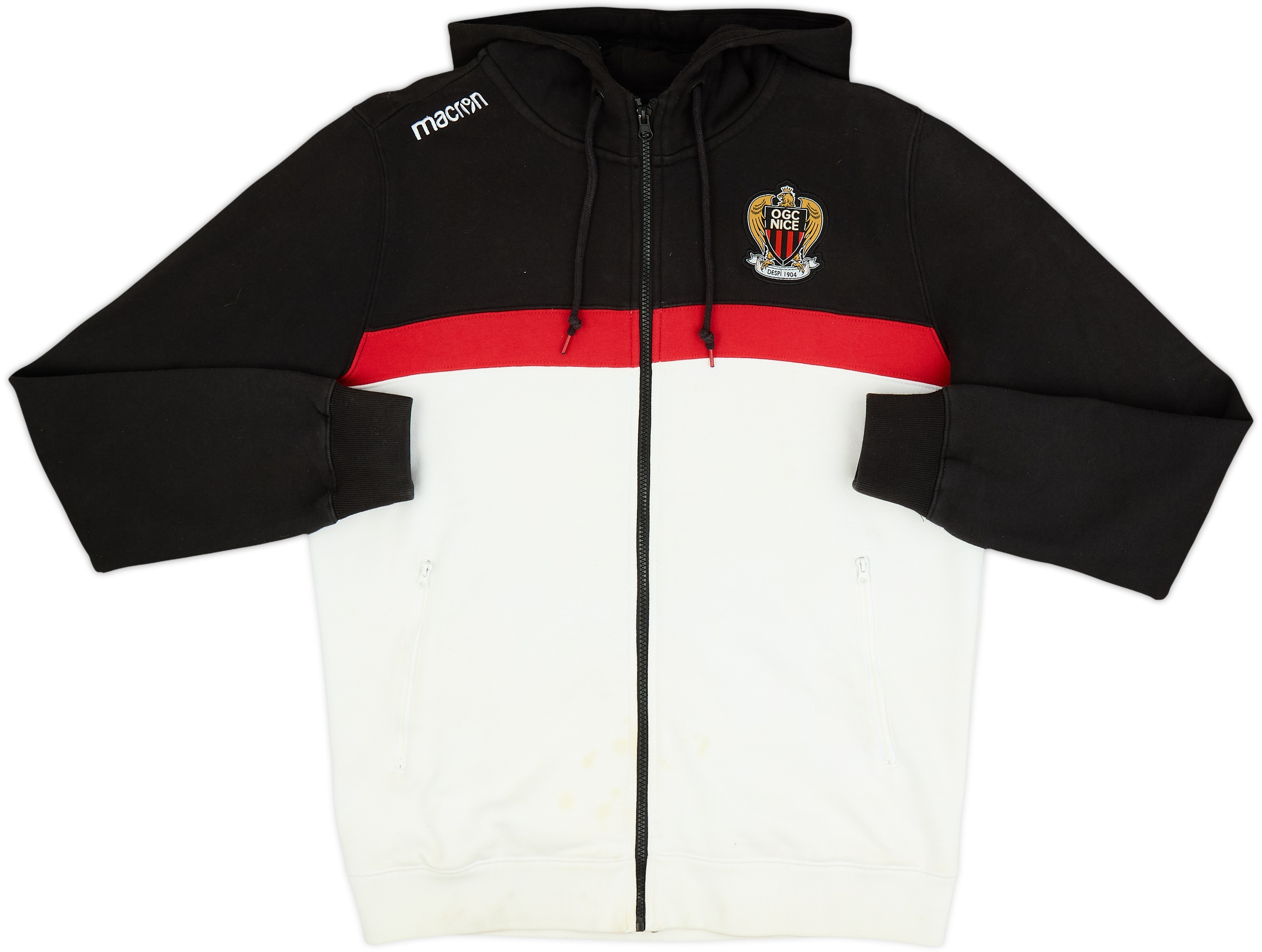 2017-18 Nice Macron Hooded Track Jacket - 6/10 - (XXL)