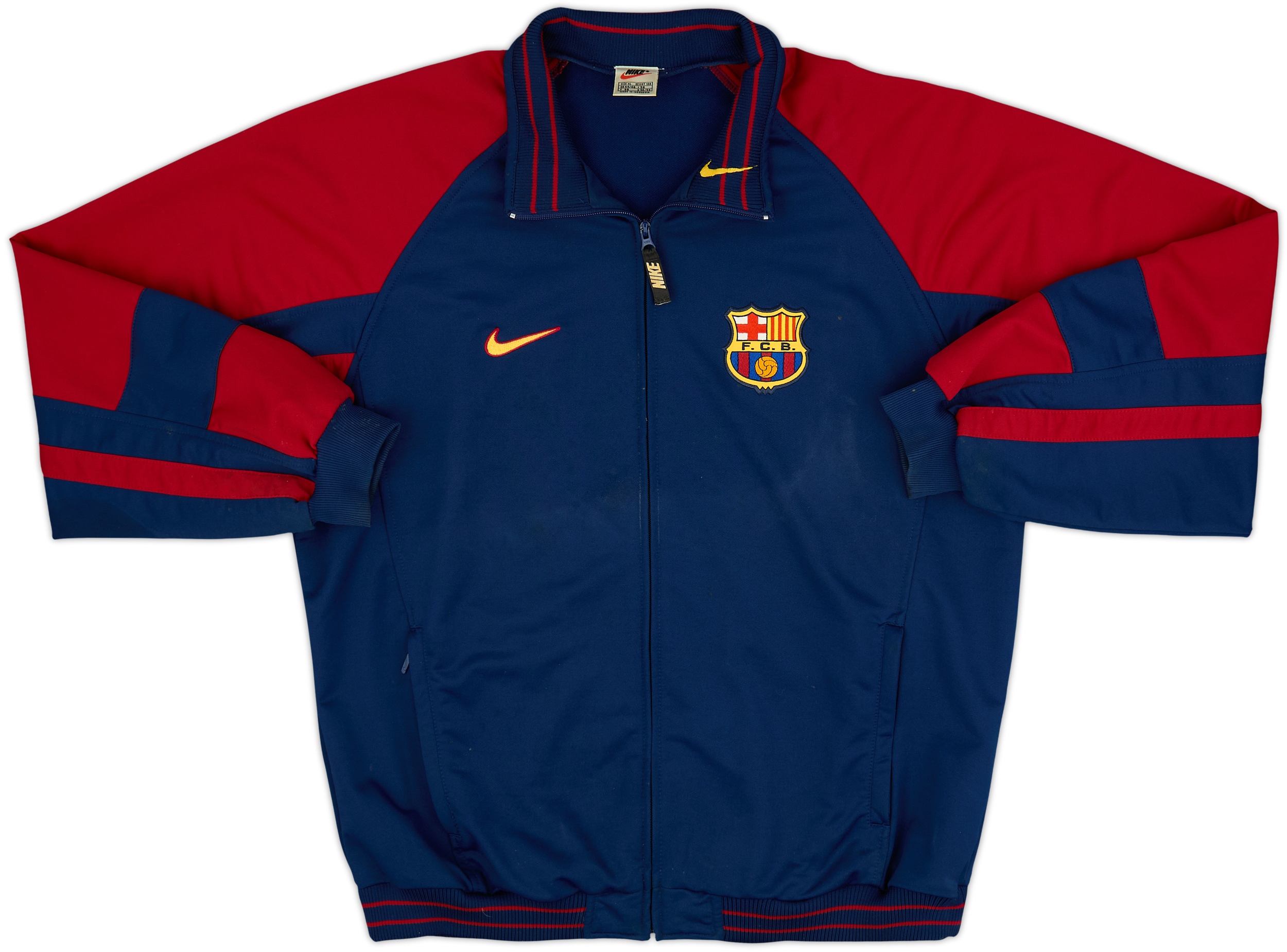 1998-99 Barcelona Nike Track Jacket - 6/10 - (XL)
