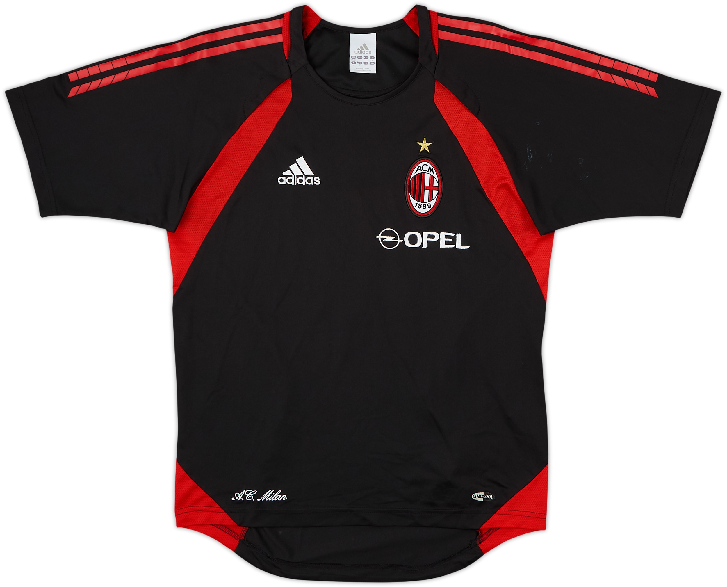 2005-06 AC Milan adidas Training Shirt - 8/10 - (S)