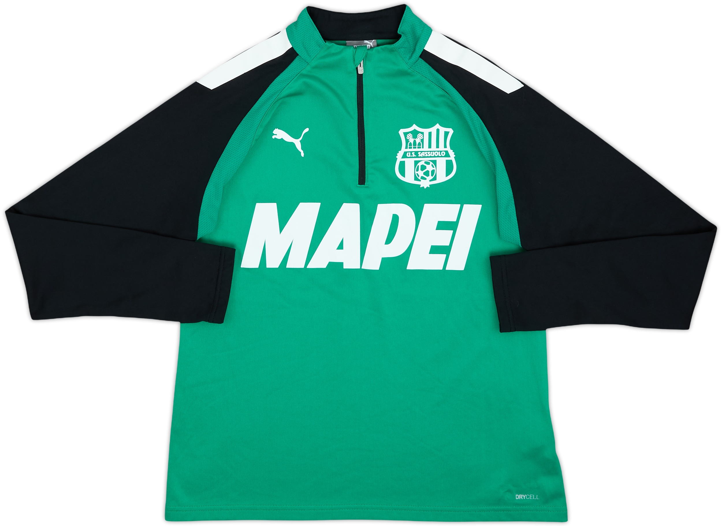2021-22 Sassuolo Puma 1/4 Zip Drill Top - 7/10 - (S)
