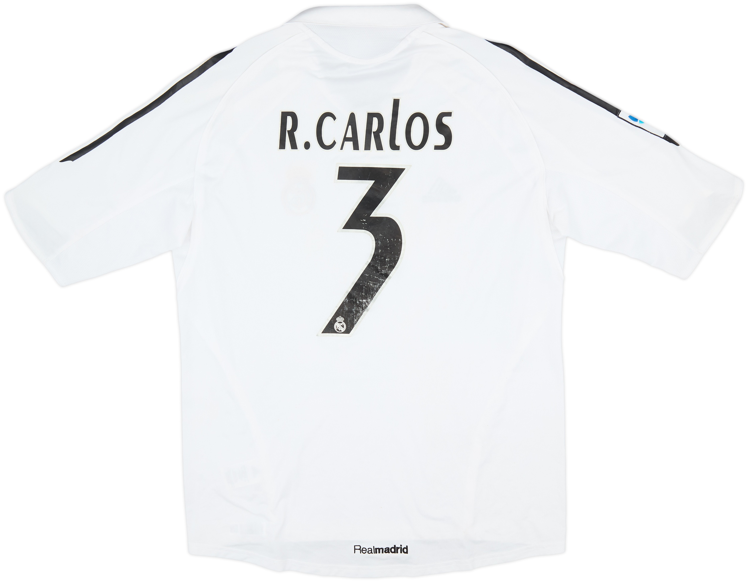 2005-06 Real Madrid Home Shirt R.Carlos #3 - 4/10 - (L)