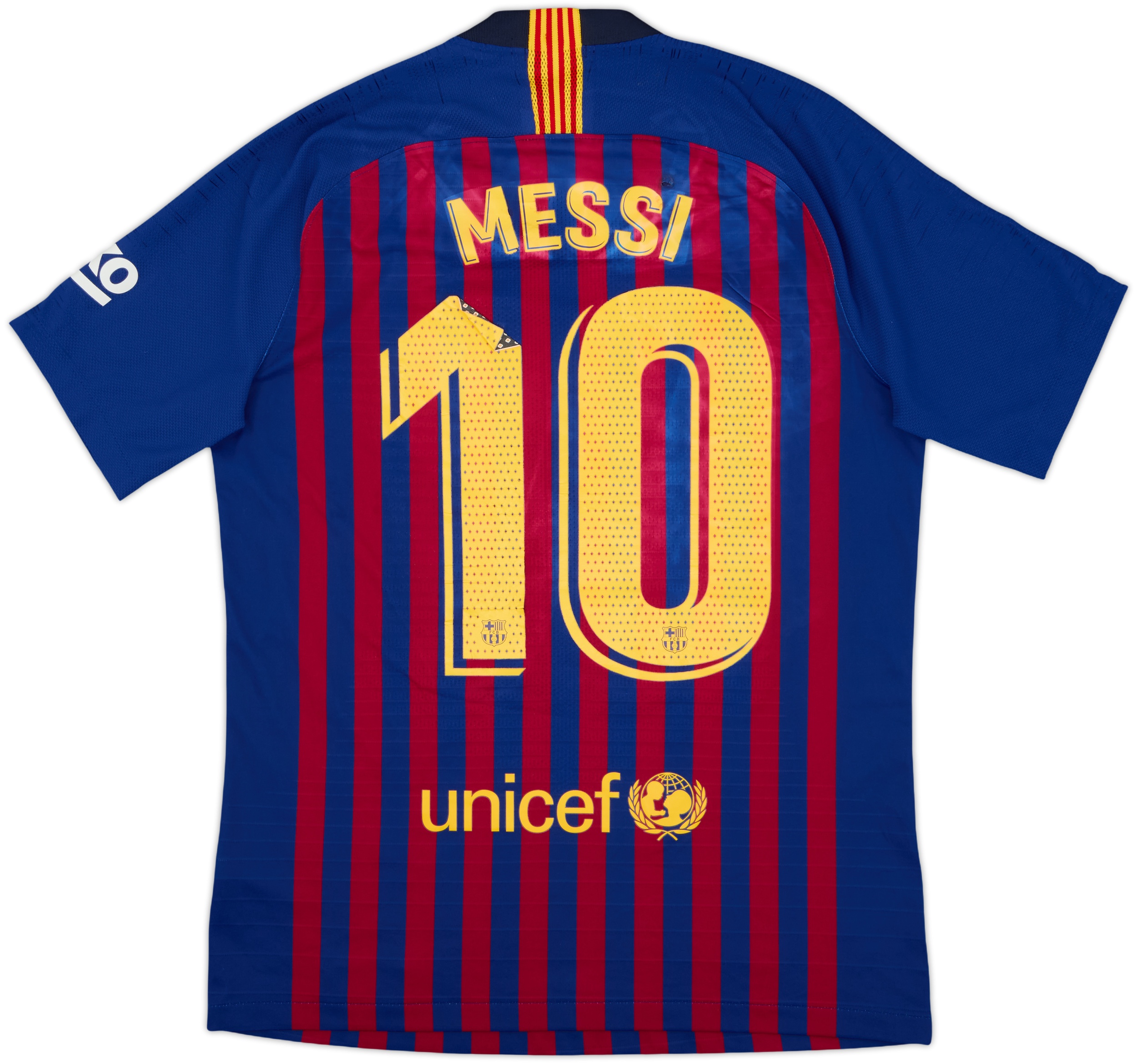 2018-19 Barcelona Authentic Home Shirt Messi #10 - 5/10 - (M)