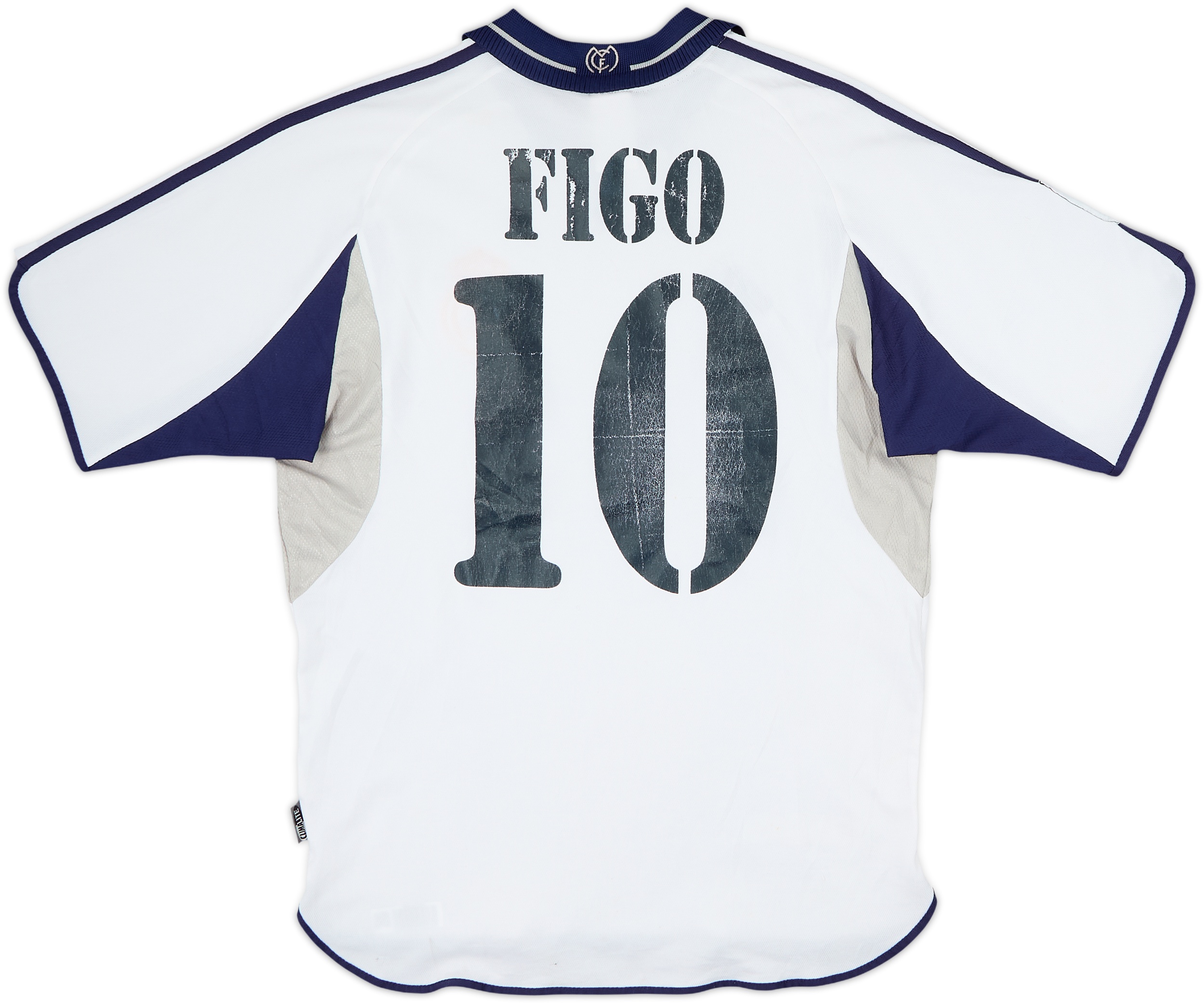 2000-01 Real Madrid Home Shirt Figo #10 - 5/10 - (S)