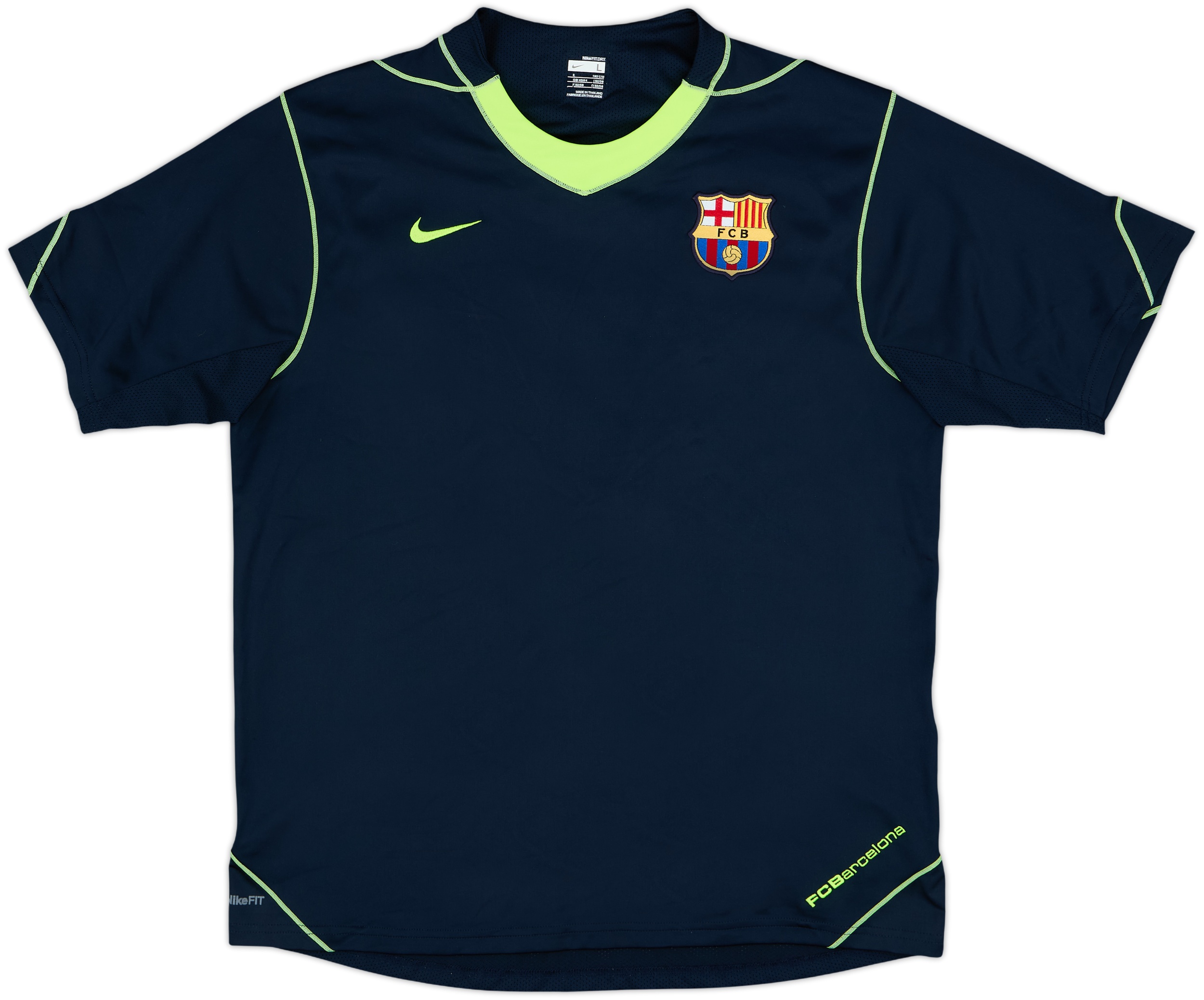 2007-08 Barcelona Nike Training Shirt - 8/10 - (L)
