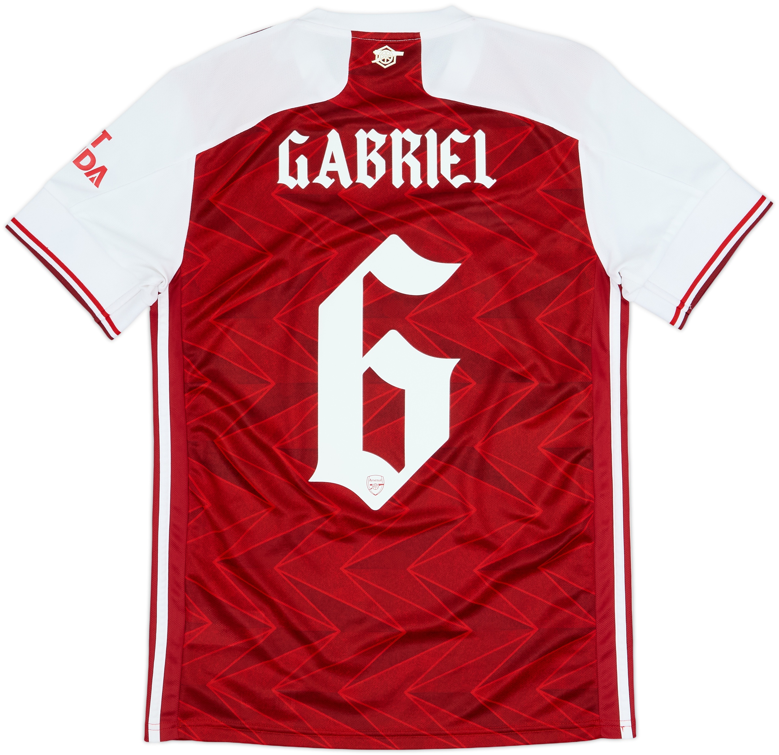 2020-21 Arsenal Home Shirt Gabriel #6 - 9/10 - (S)
