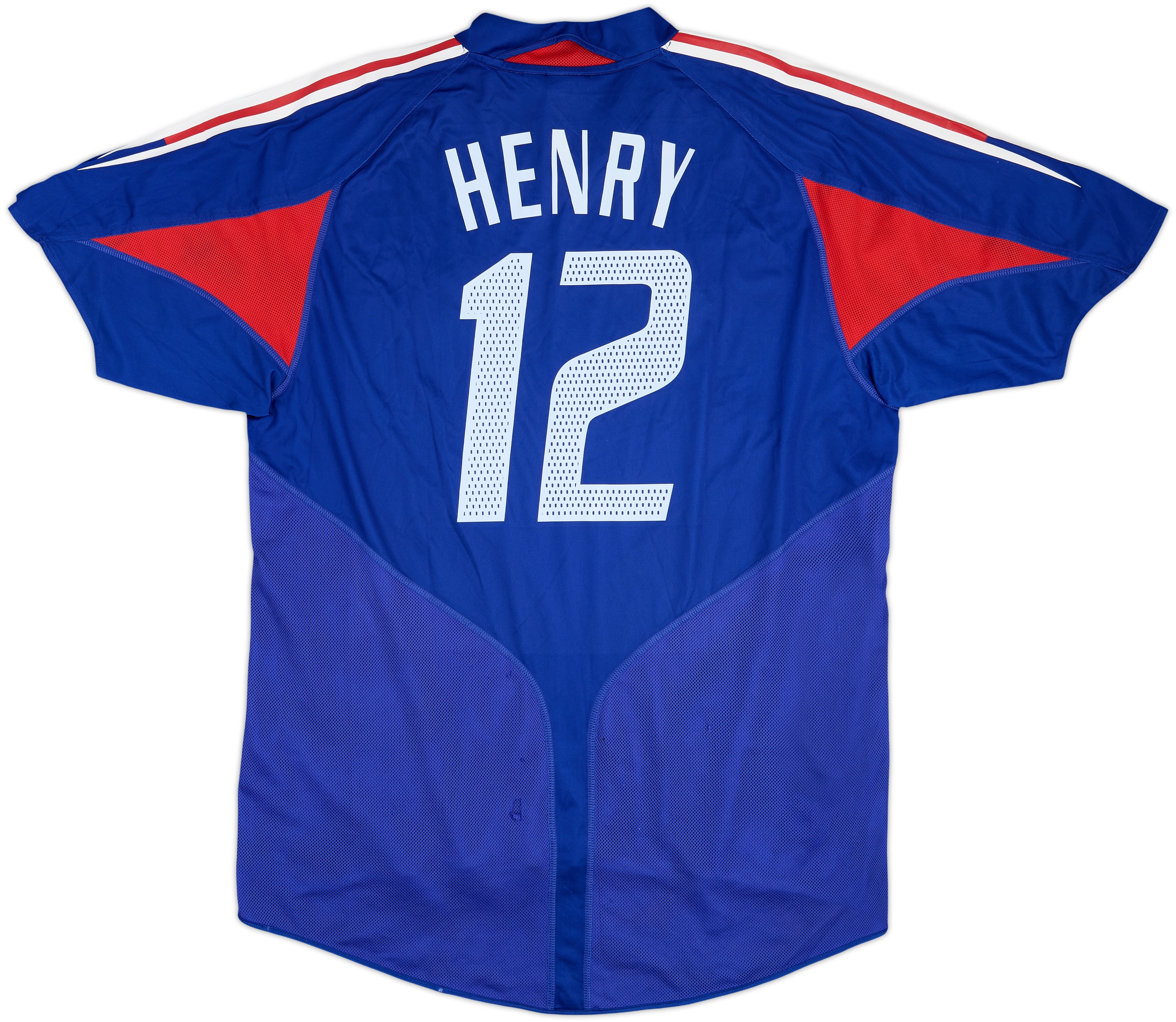 2004-06 France Home Shirt Henry #12 - 6/10 - (XL)