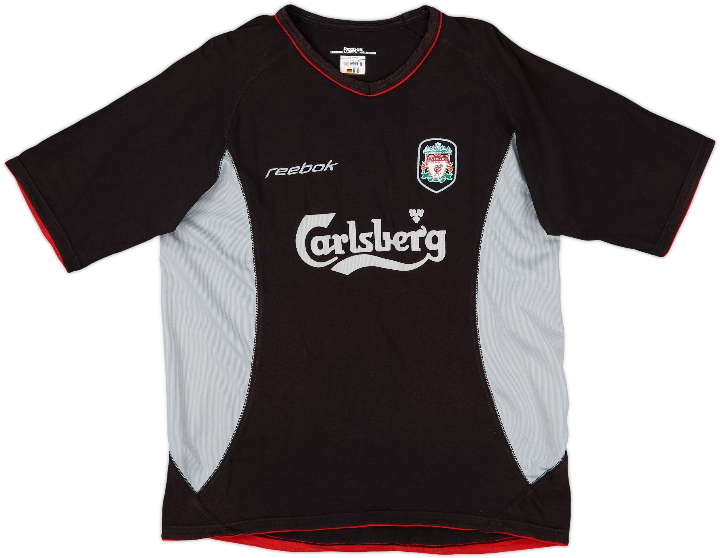 2002-04 Liverpool Reebok Leisure Tee - 8/10 - (XL) 2002-04 Liverpool Reebok Leisure Tee - 8/10 - (XL)