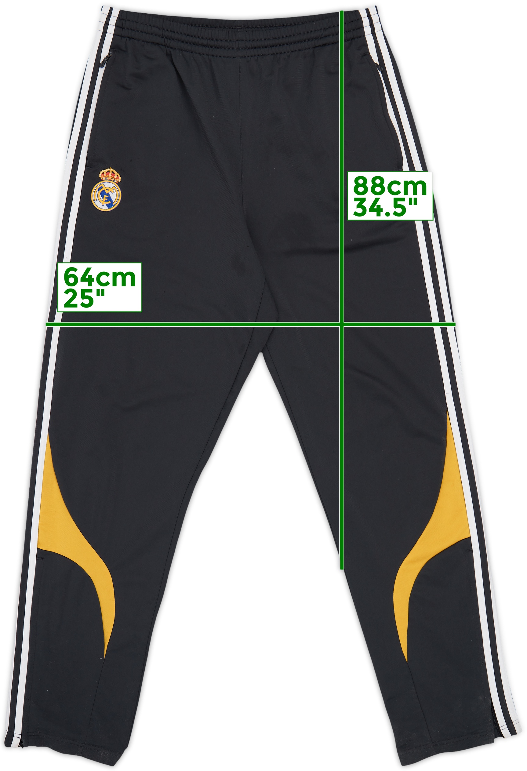 2006-07 Real Madrid adidas Track Bottoms/Pants - 6/10 - (L/XL)