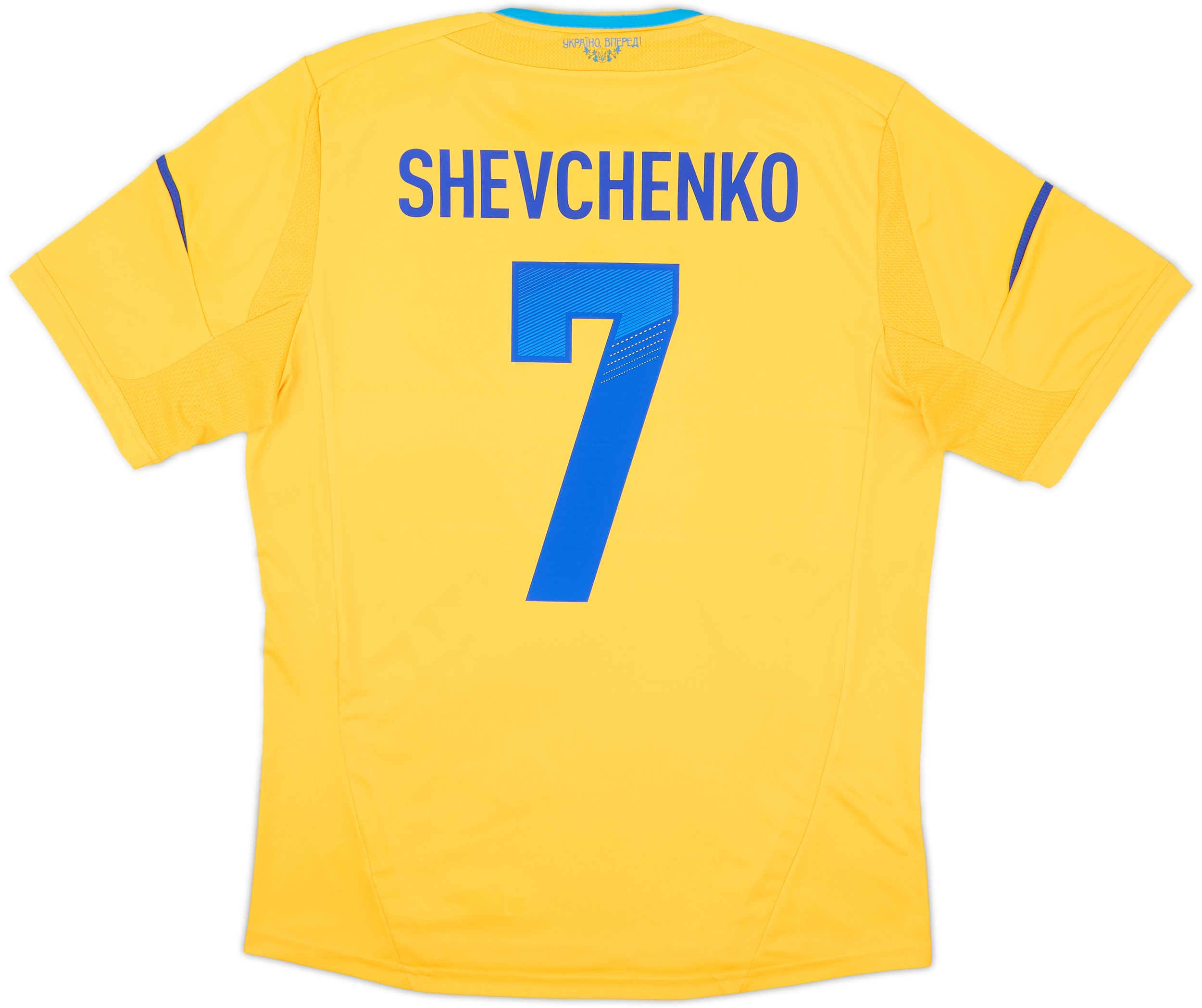 2011-13 Ukraine Home Shirt Shevchenko #7