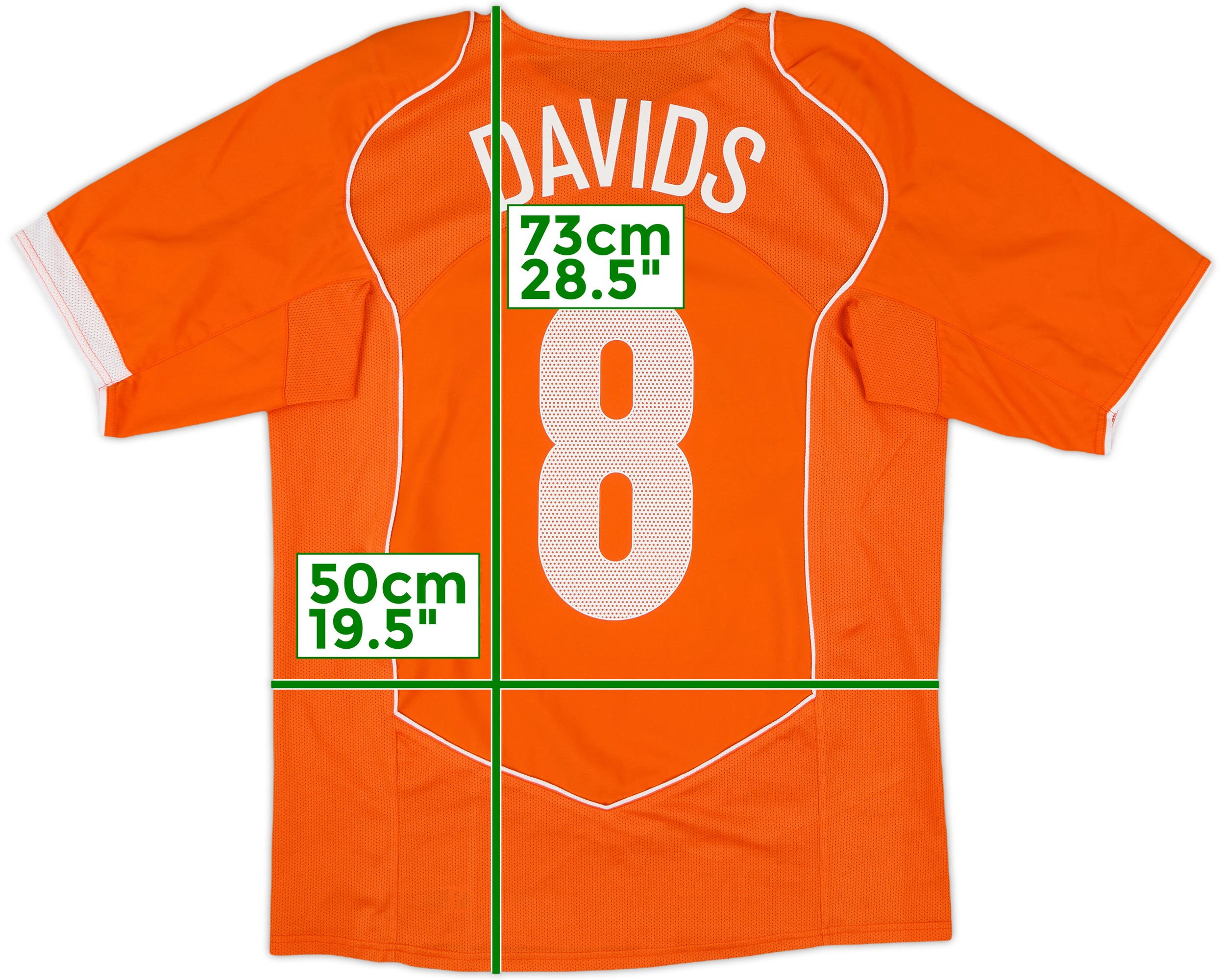 2000-02 Netherlands Away Shirt Davids #8 XXL