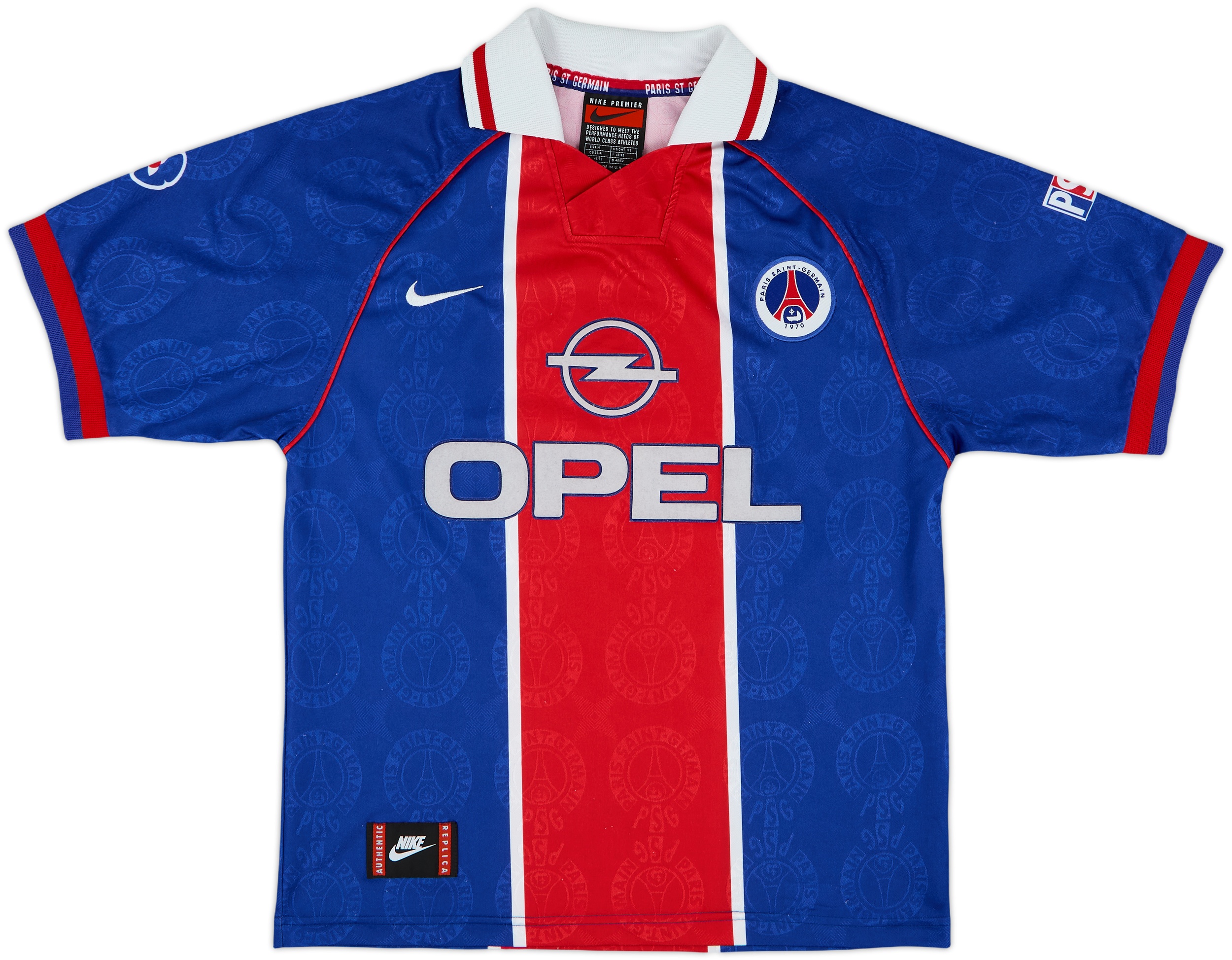 MAILLOT DU PARIS Saint-Germain (PSG) Nike - 1994-1995 - Domicile - XL