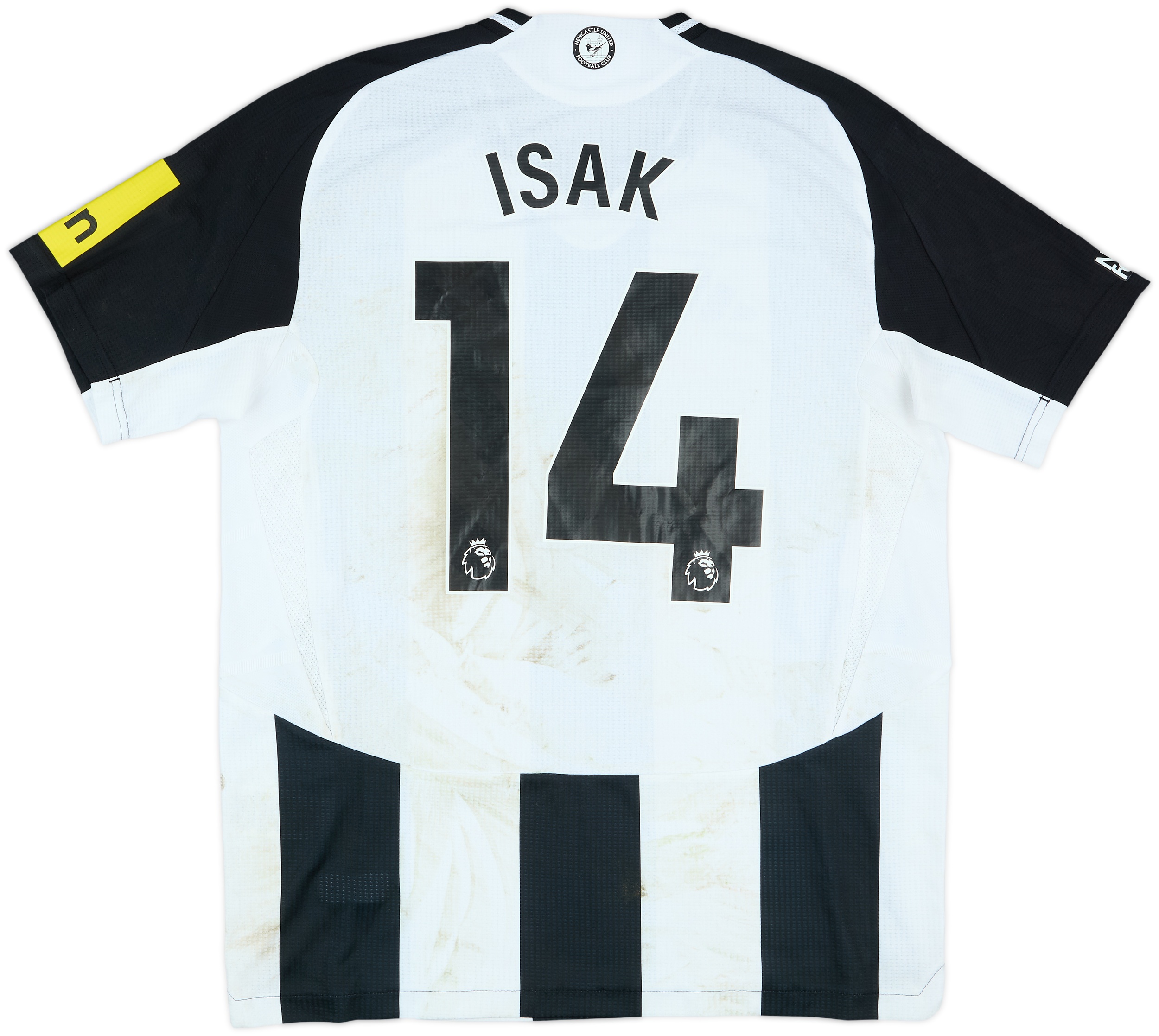 2024-25 Newcastle Match Worn Home Shirt Isak #14
