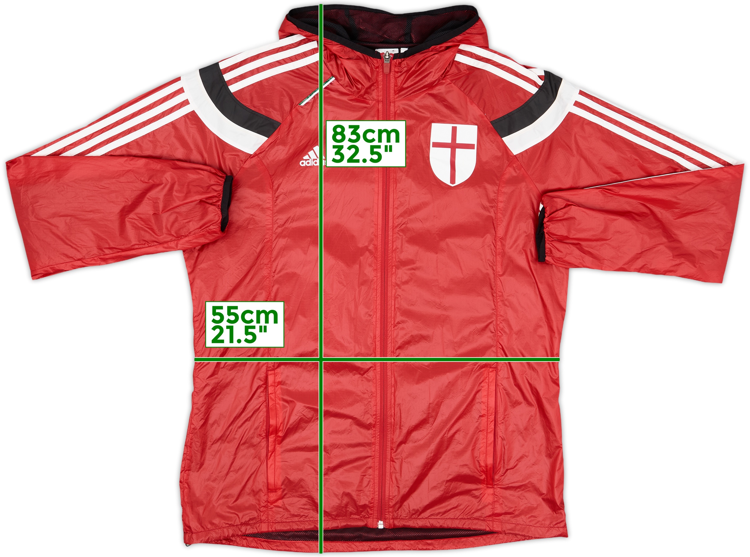 日本に Jacket Track Hooded adidas Milan AC 2014-15 - (L) - 8/10 ウェア