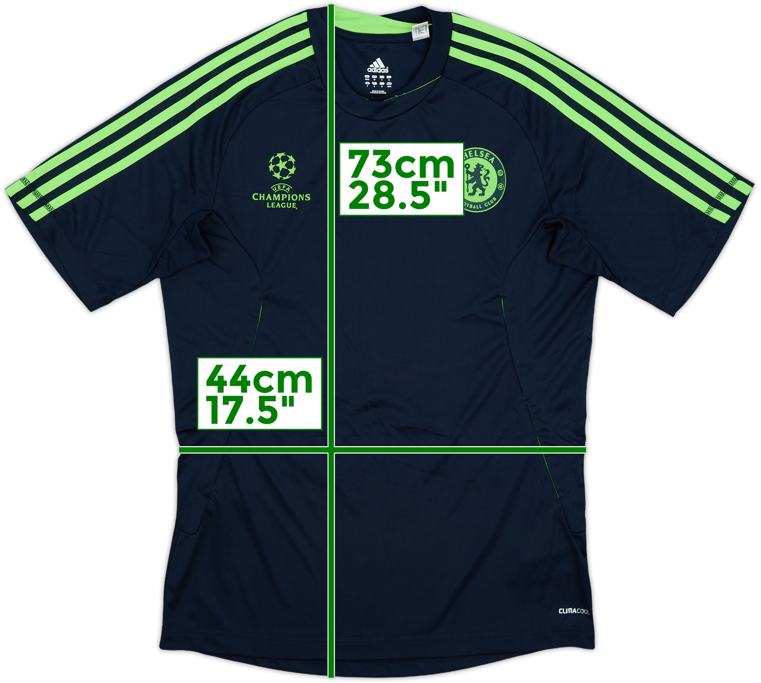 2010-11 Chelsea adidas CL Training Shirt - 9/10 - (M/L)