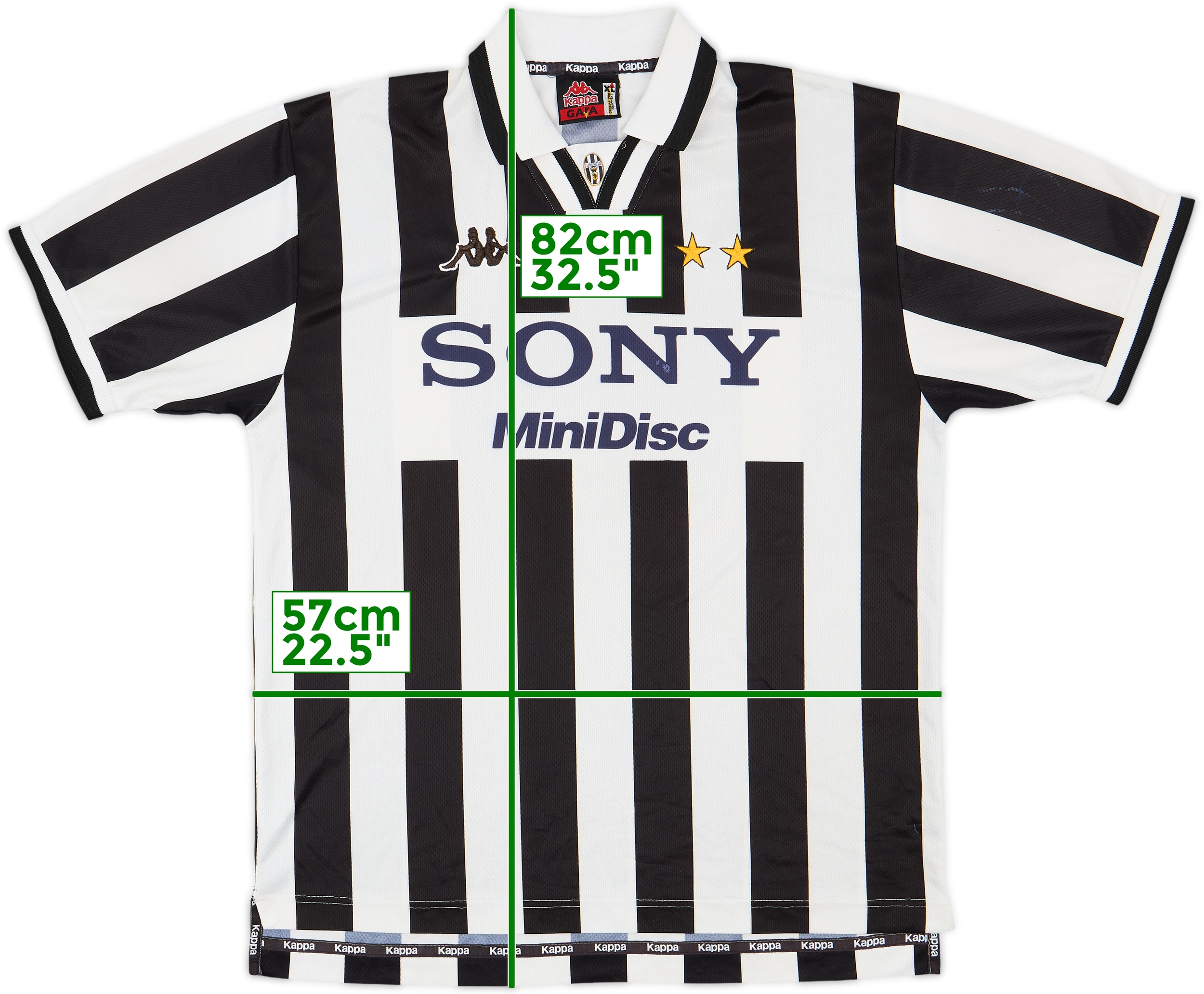 ウェア 1995 1996 Juventus Home L/S Shirt L JUVENTUS 1995 1996 HOME SHIRT JERSEY KAPPA LONG SLEEVE sz L
