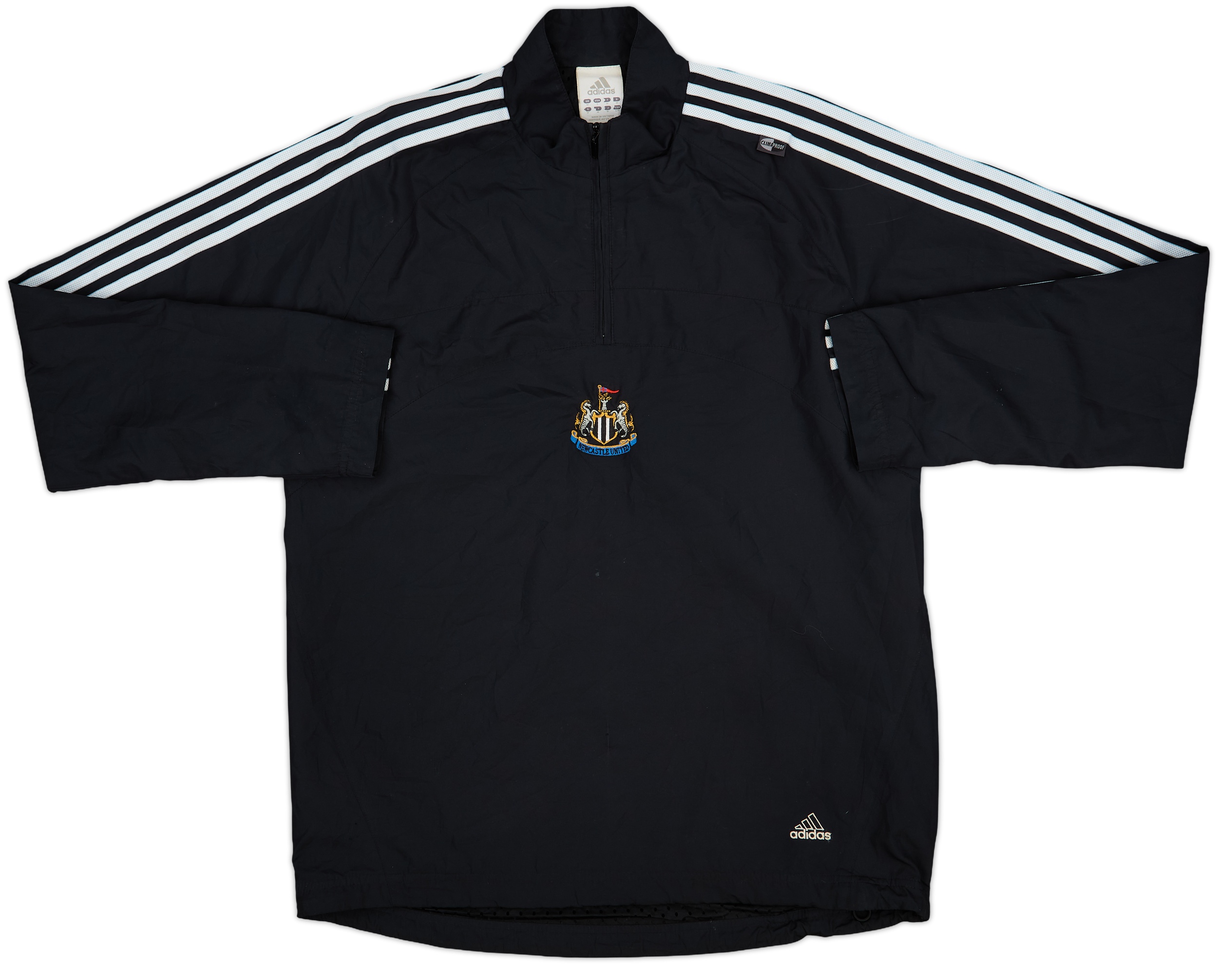 2003-04 Newcastle adidas 1/4 Zip Drill Top - 8/10 - (M)