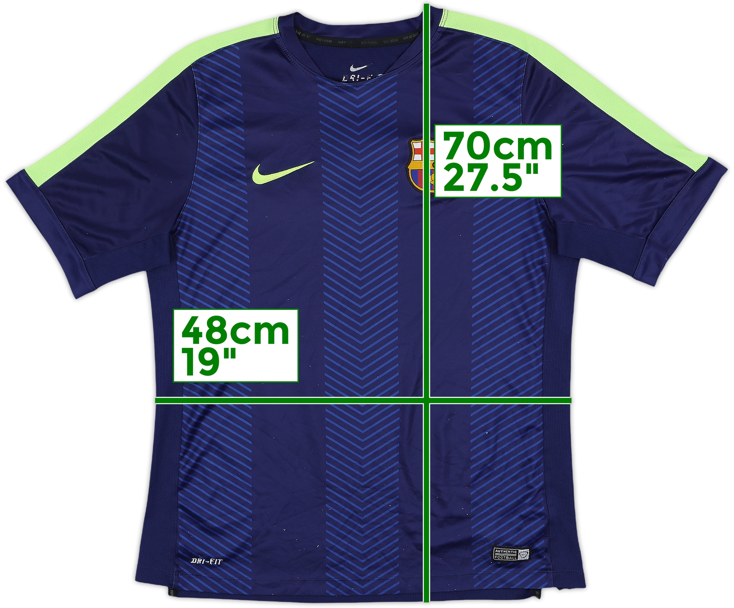 FC Barcelona 2014 Nike Dri-FIT シャツ(XS) s-l400.jpg