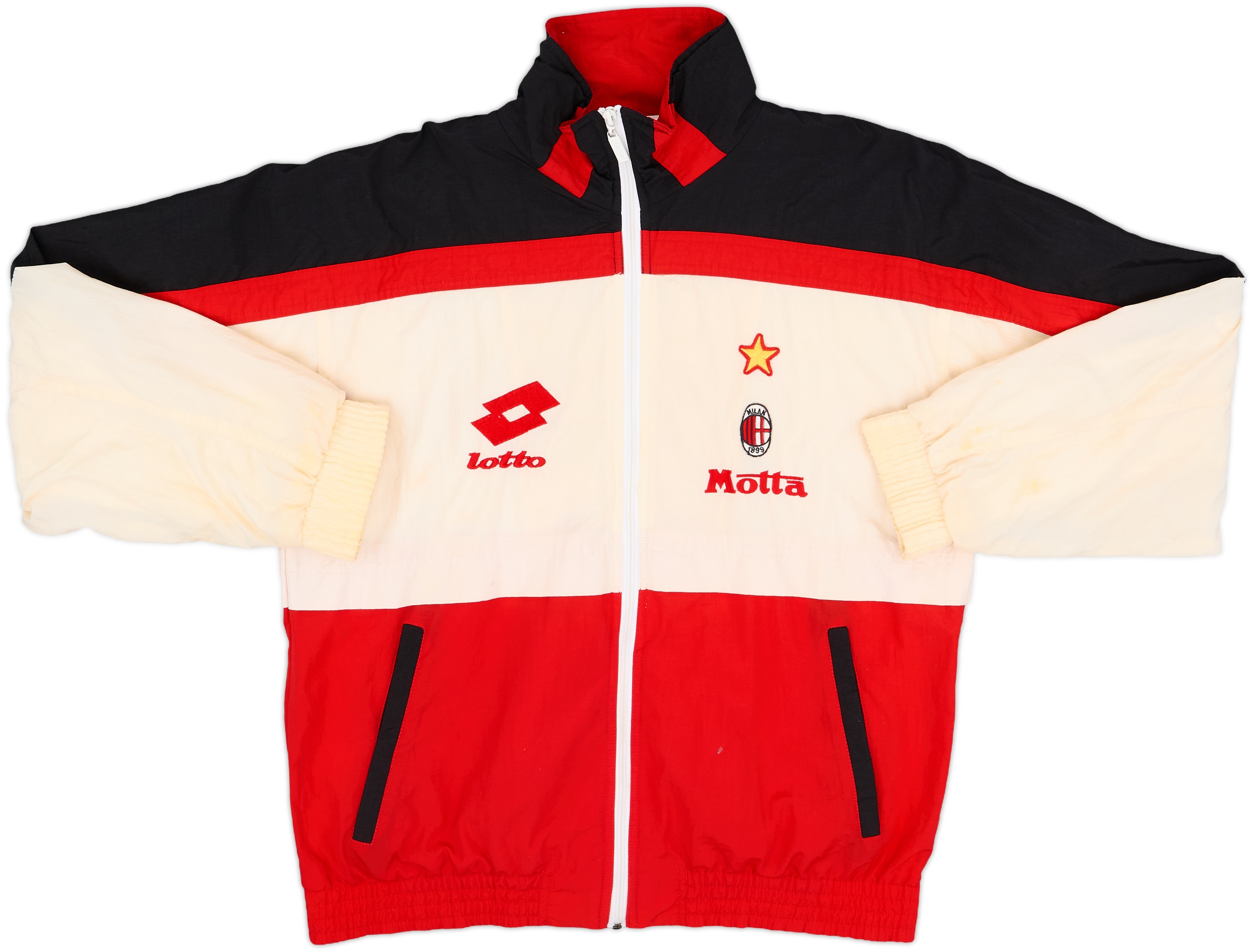 Maillot Vintage AC Milan 1993-94 Domicile - Lotto Taille M - Neuf Avec étiquette