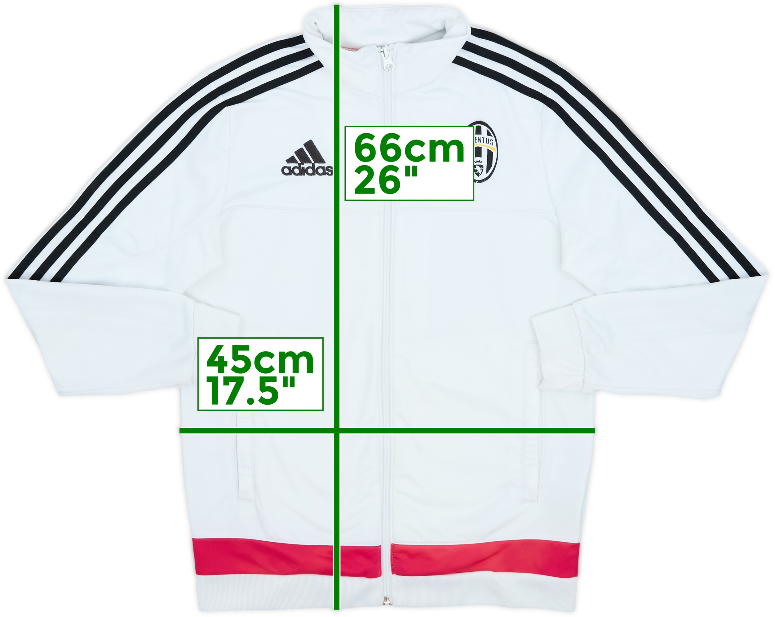 2015-16 Juventus adidas Track Jacket - 8/10 - (L.Boys)