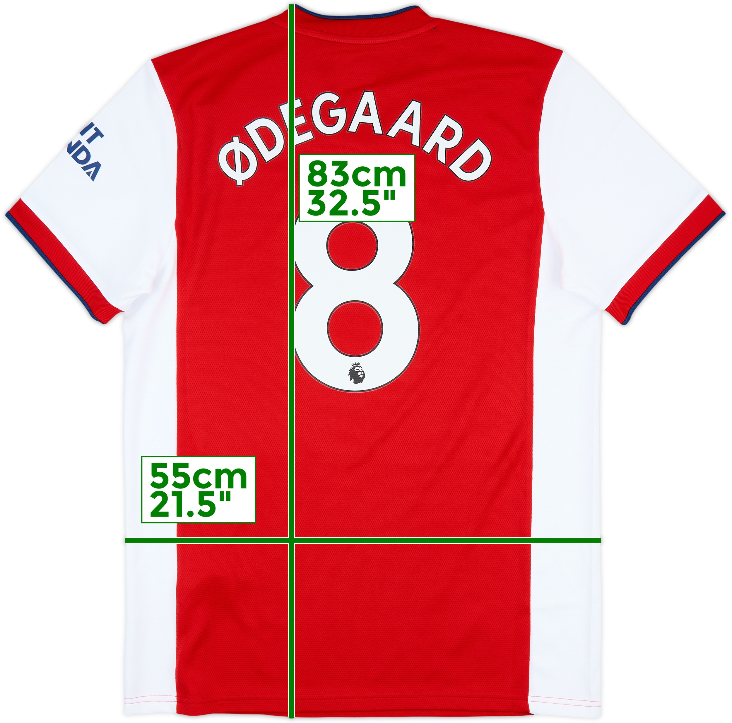 アーセナル ØDEGAARD 8番 シャツ 黒 Martin Ødegaard #8 Arsenal FC 24/25 Jersey - JP L (US S-M