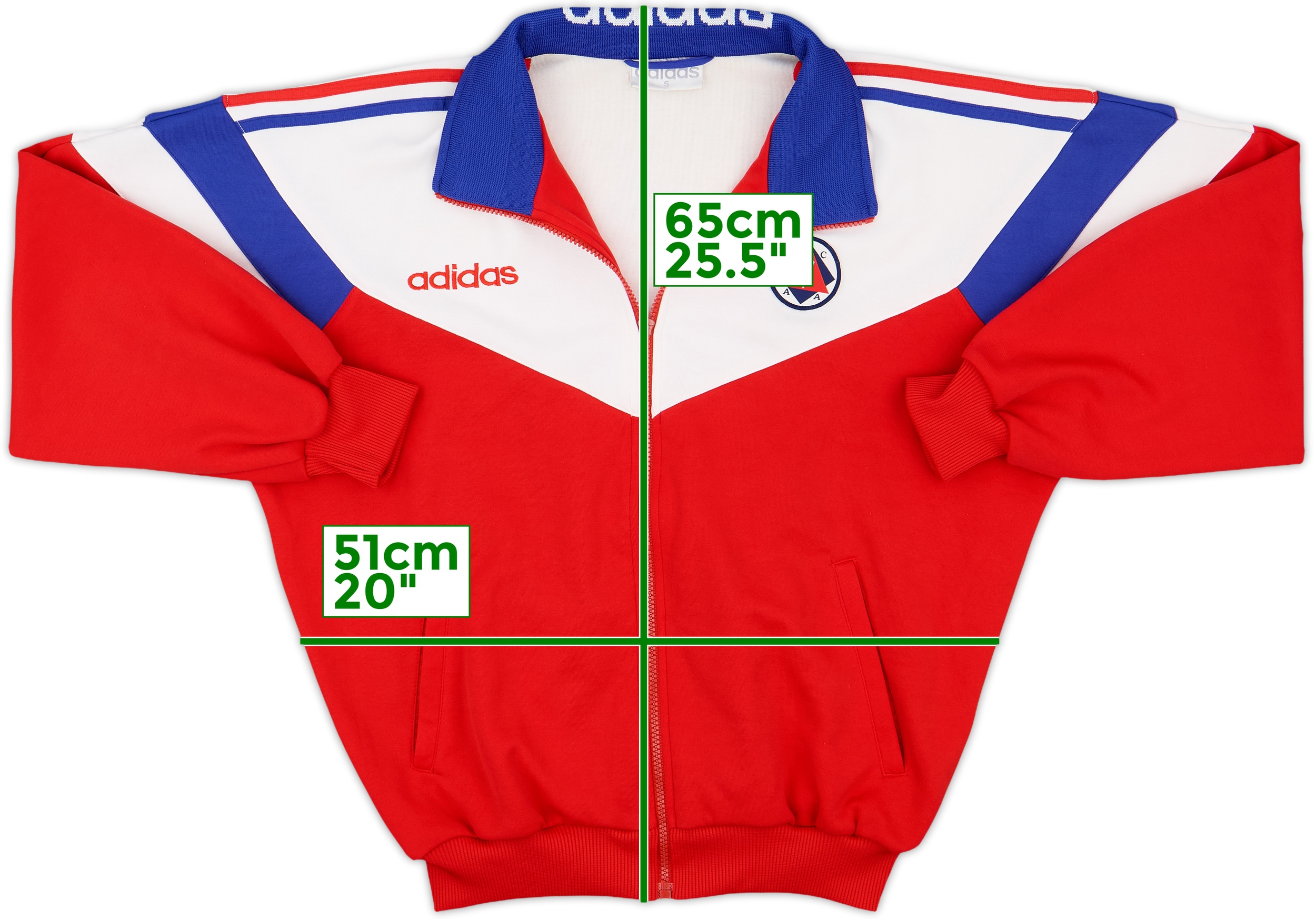 生まれのブランドで AA China South 1995-96 adidas (S) - 6/10 - Jacket Track メンズウェア