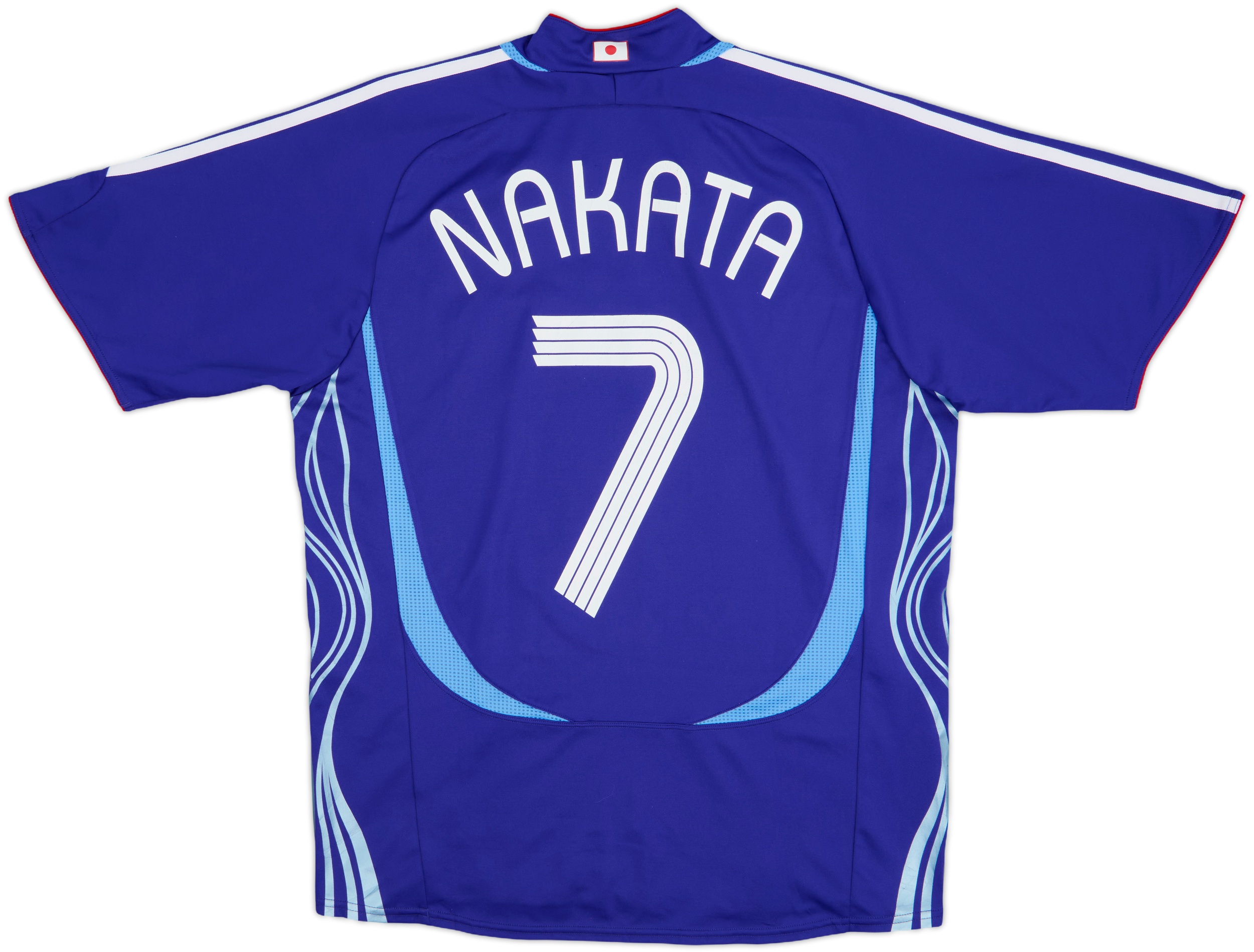 サッカー日本代表　DVD7枚＋特集誌＋Tシャツ　ジーコジャパン 2006-08 Japan Home Shirt Nakata #7 - 8/10 - (M)