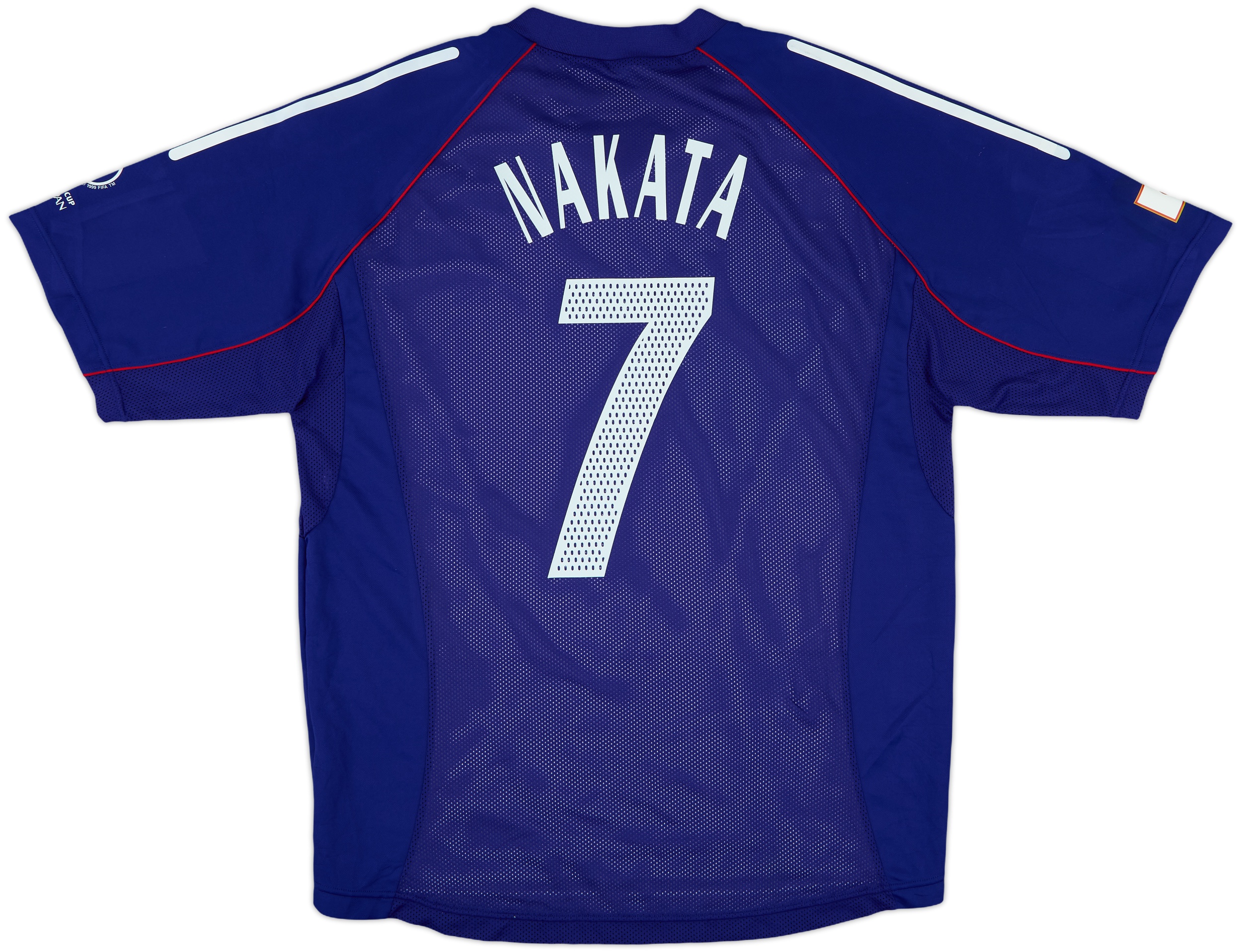 2002-04 Japan Player Issue Home Shirt Nakata #7 - 8/10 - (XL)