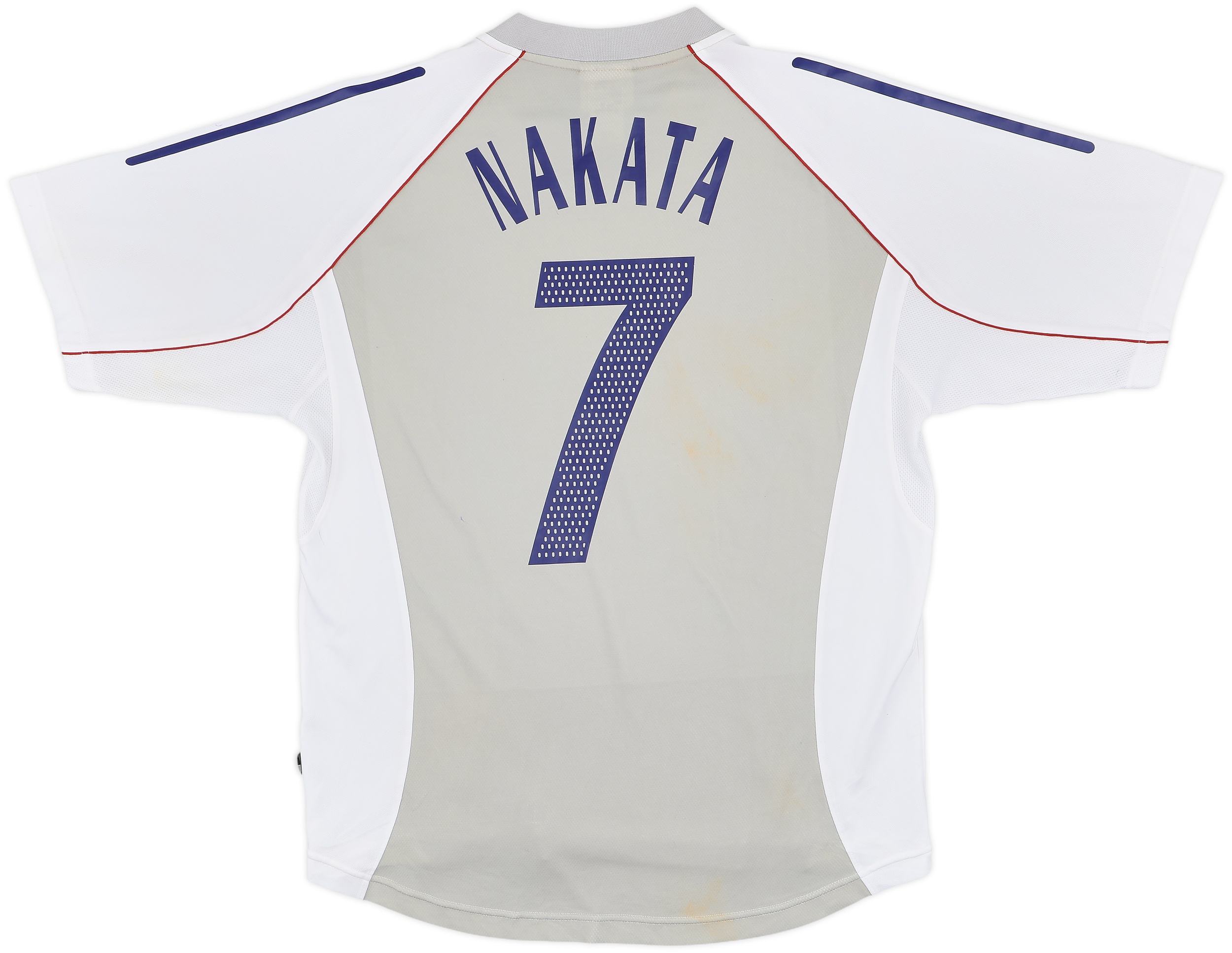 ウェア Japan Away 2001 NAKATA #7 Longsleeve Japan Away 2001 NAKATA #7 Longsleeve（Hidetoshi Nakata