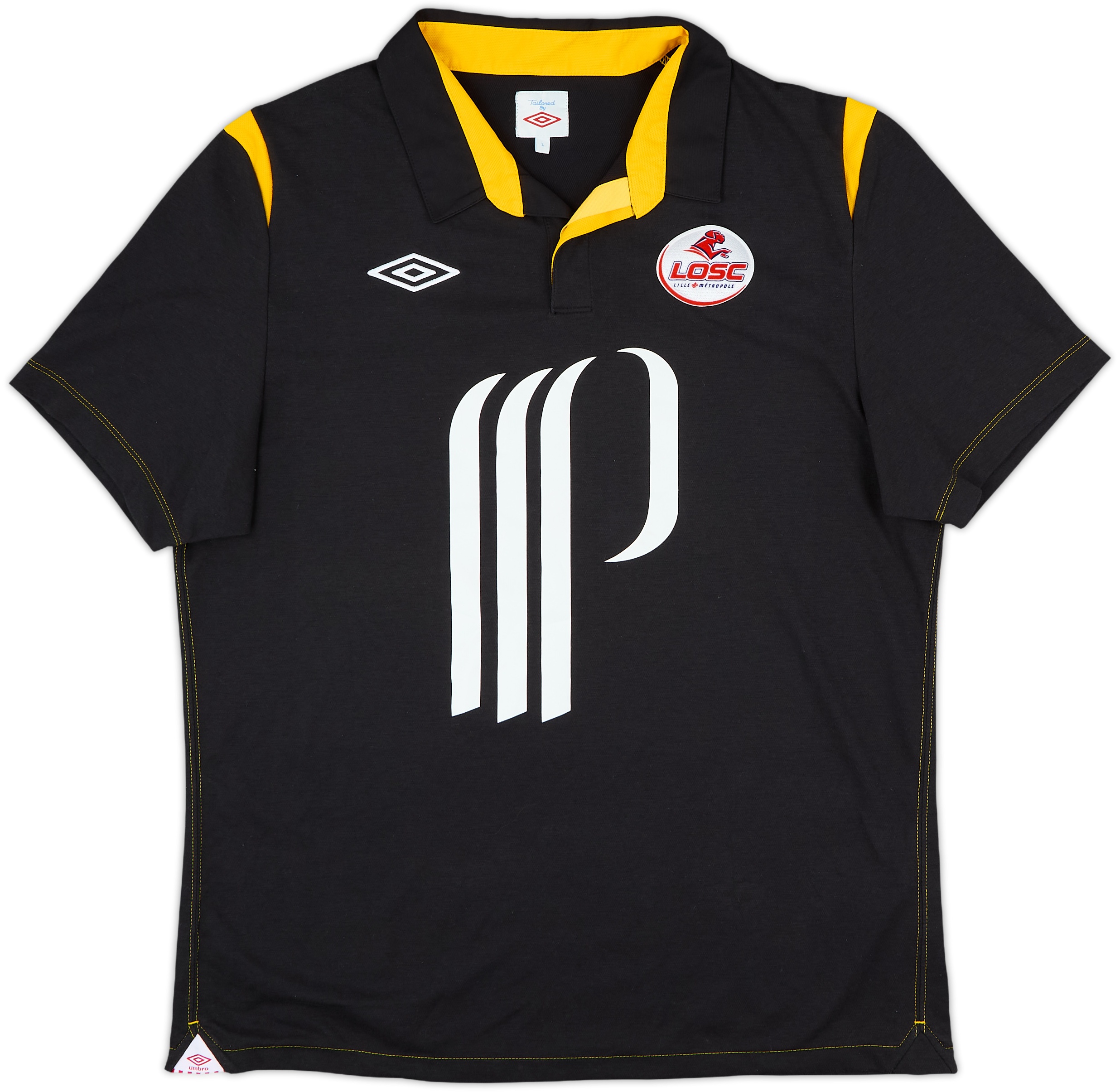 Maillot LOSC Lille 2010-11 Third, Thorgan Hazard, Umbro, Taille S, Occasion