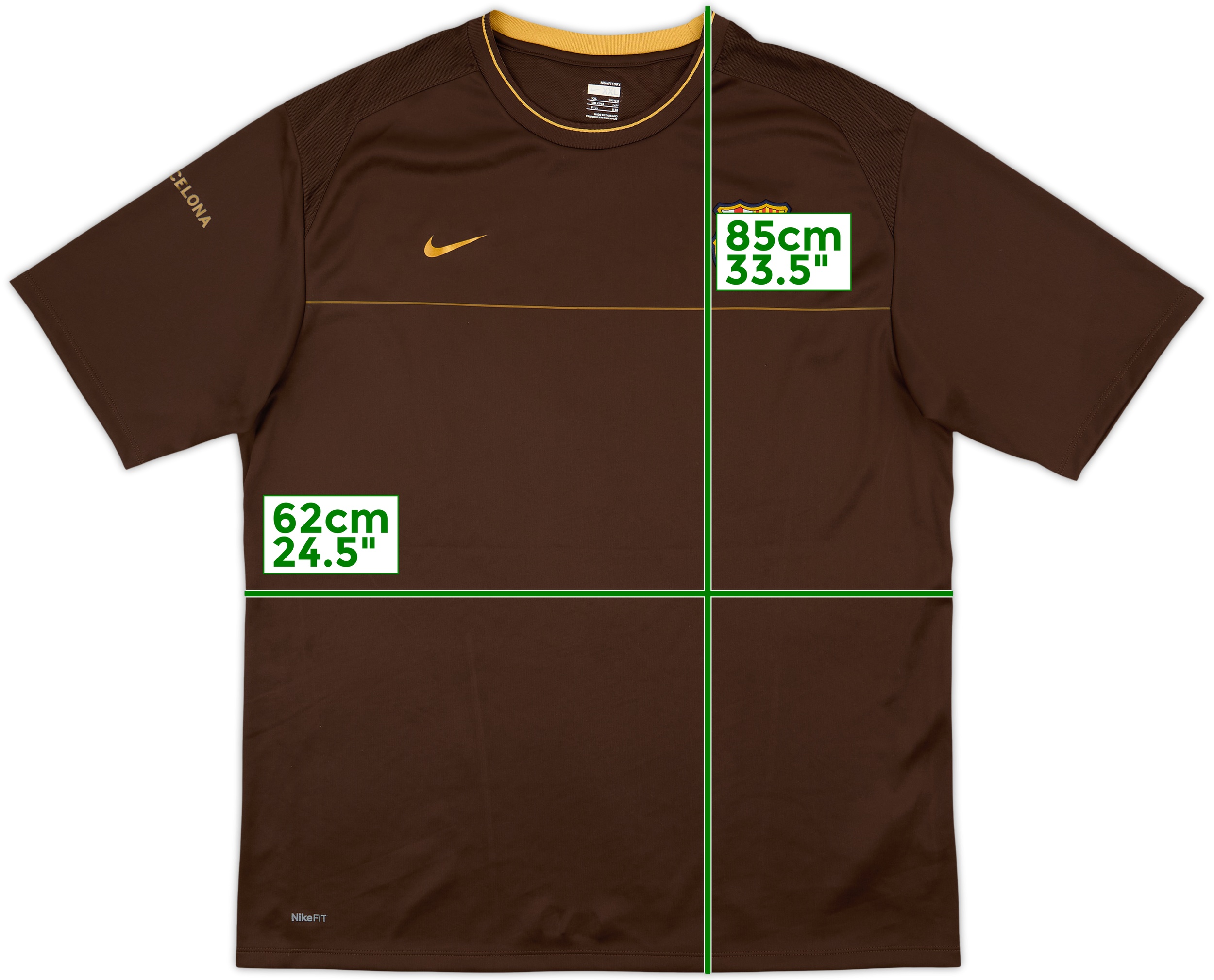 2008-09 Barcelona Nike Training Shirt - 9/10 - (XXL)
