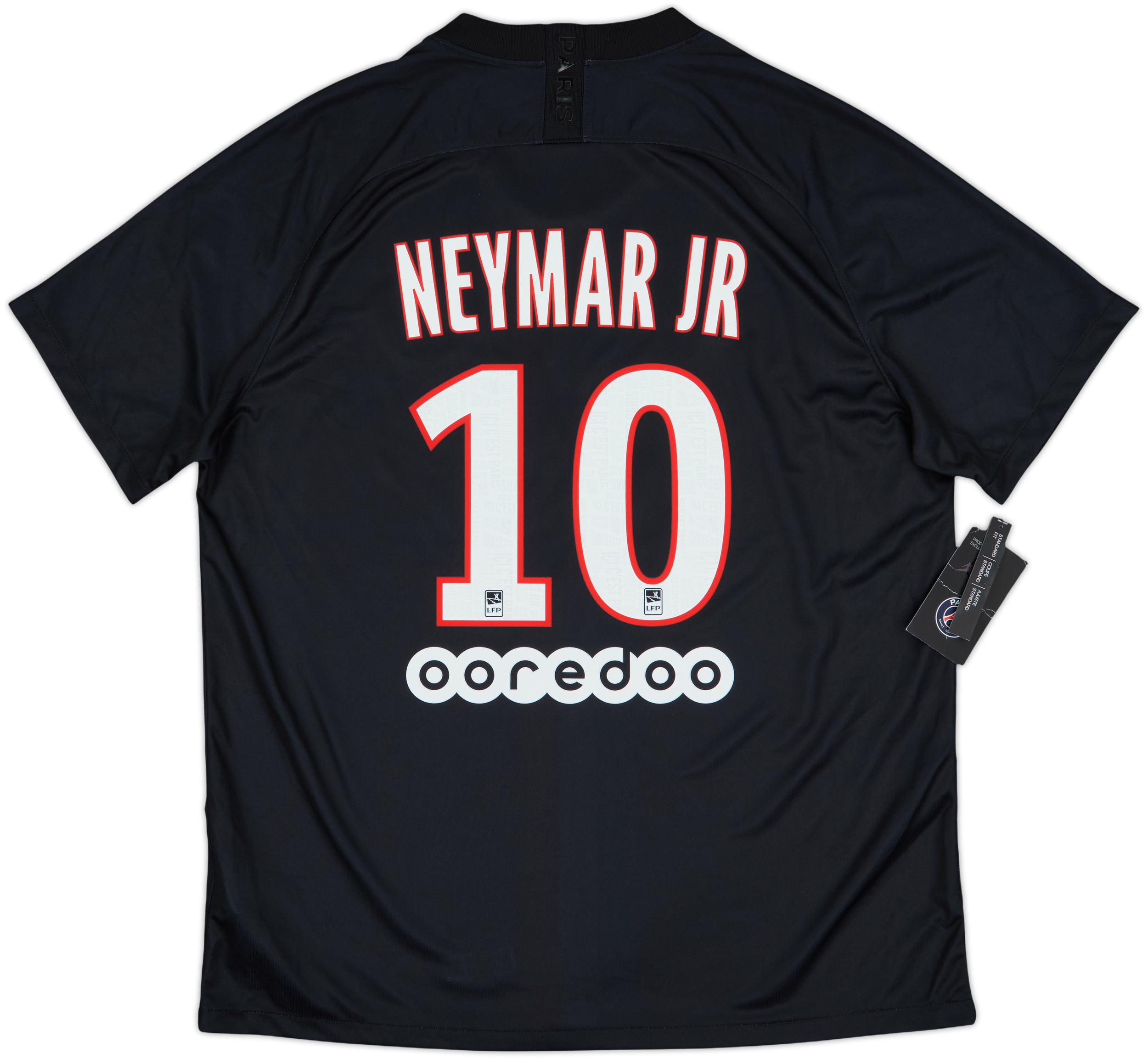 2019-20 Paris Saint-Germain Fourth Shirt Neymar Jr #10 (XL)