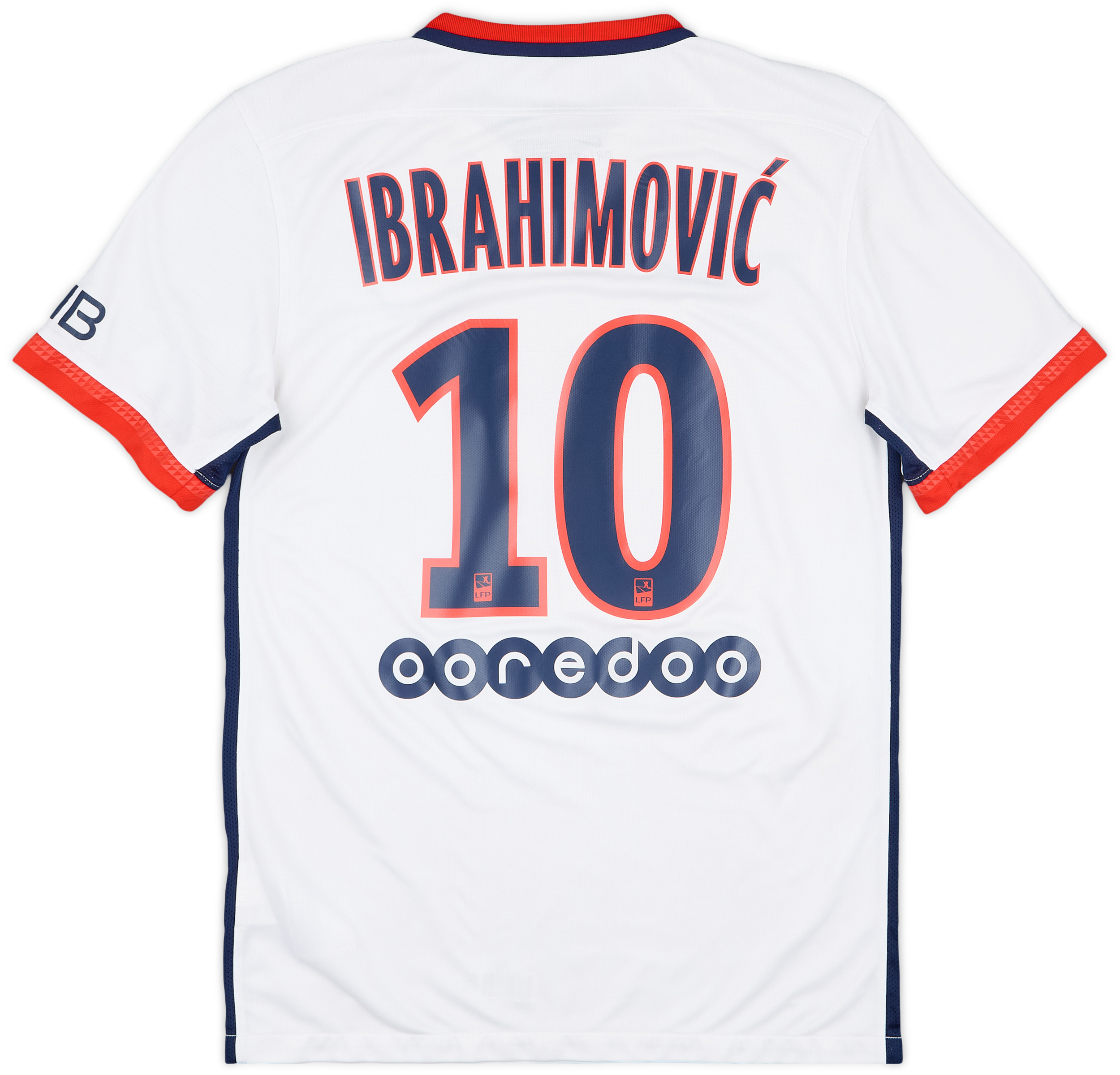 MAILLOT PSG PARIS Saint Germain Nike 2015/2016 domicile #10 IBRAHIMOVIC taille M EUR 25,00 - FR