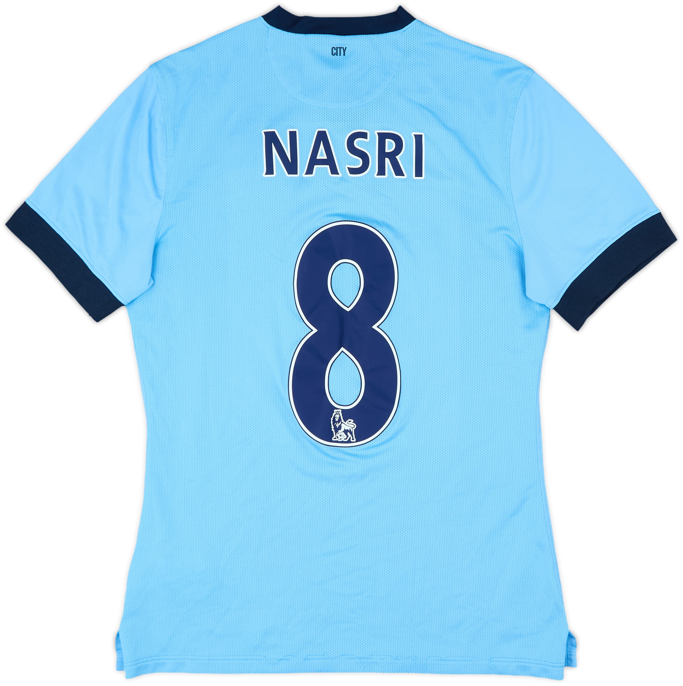 人気No.1 2014-15 Manchester City Authentic Home Shirt Nasri #8 - 8/10 ウェア