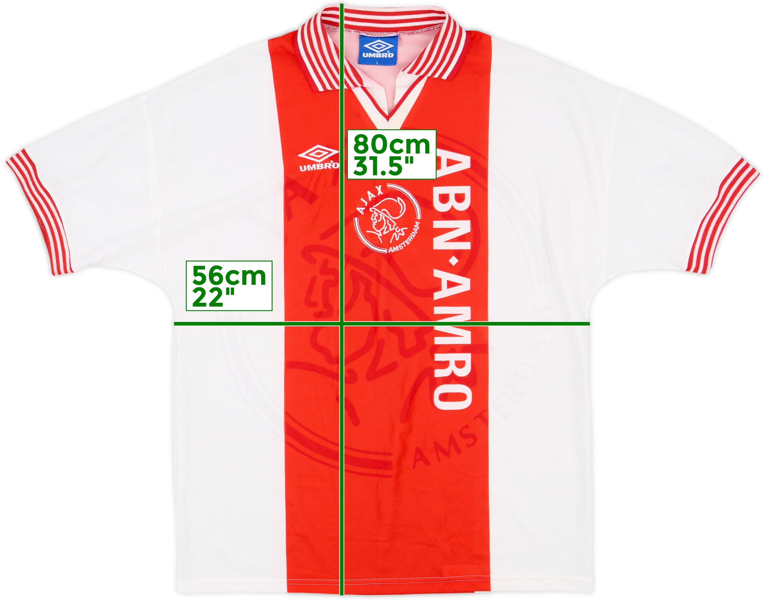 1995-96 Ajax Home Shirt - 7/10 - (L)