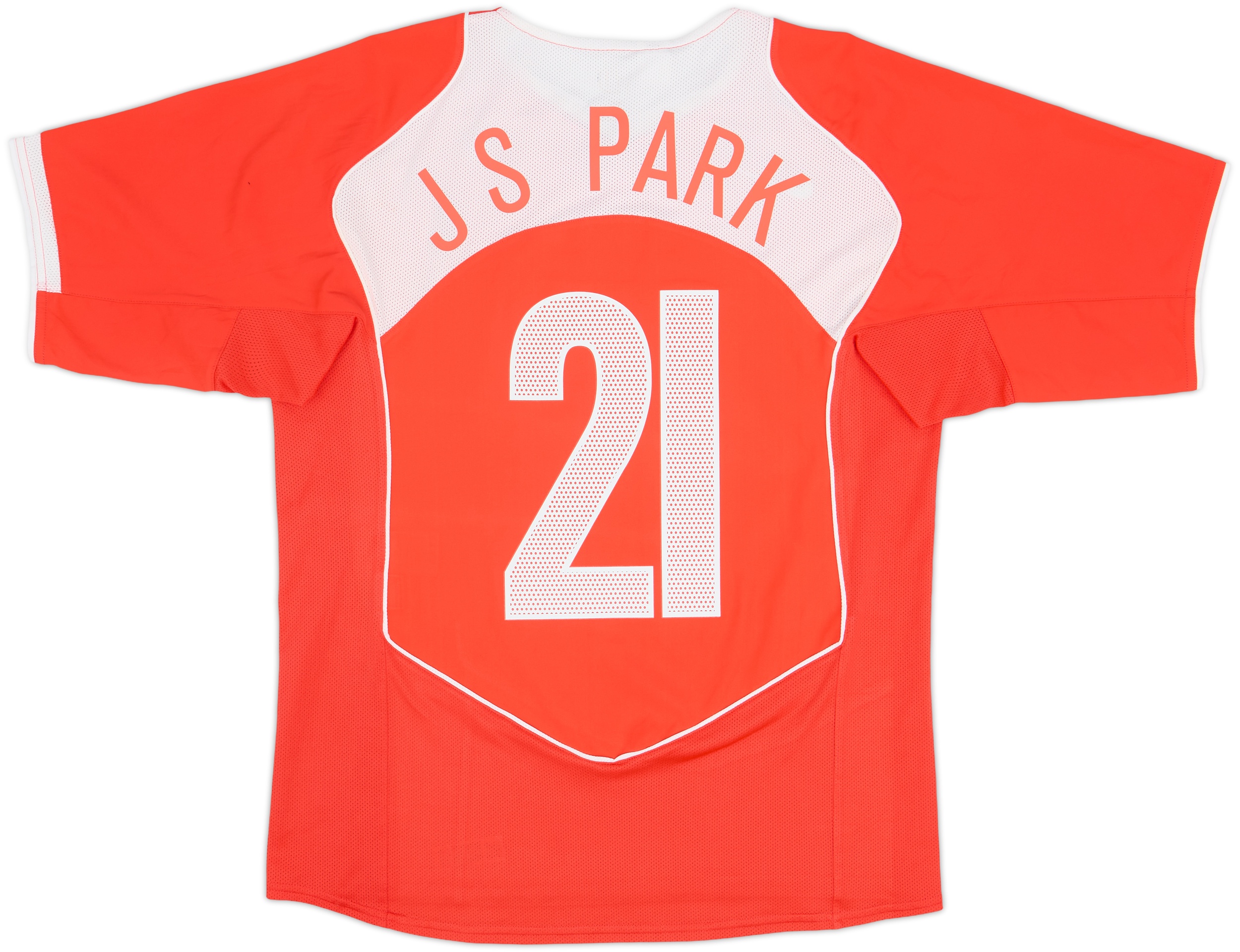 2004-06 South Korea Home Shirt J.S.Park #21 - 8/10 - (M)