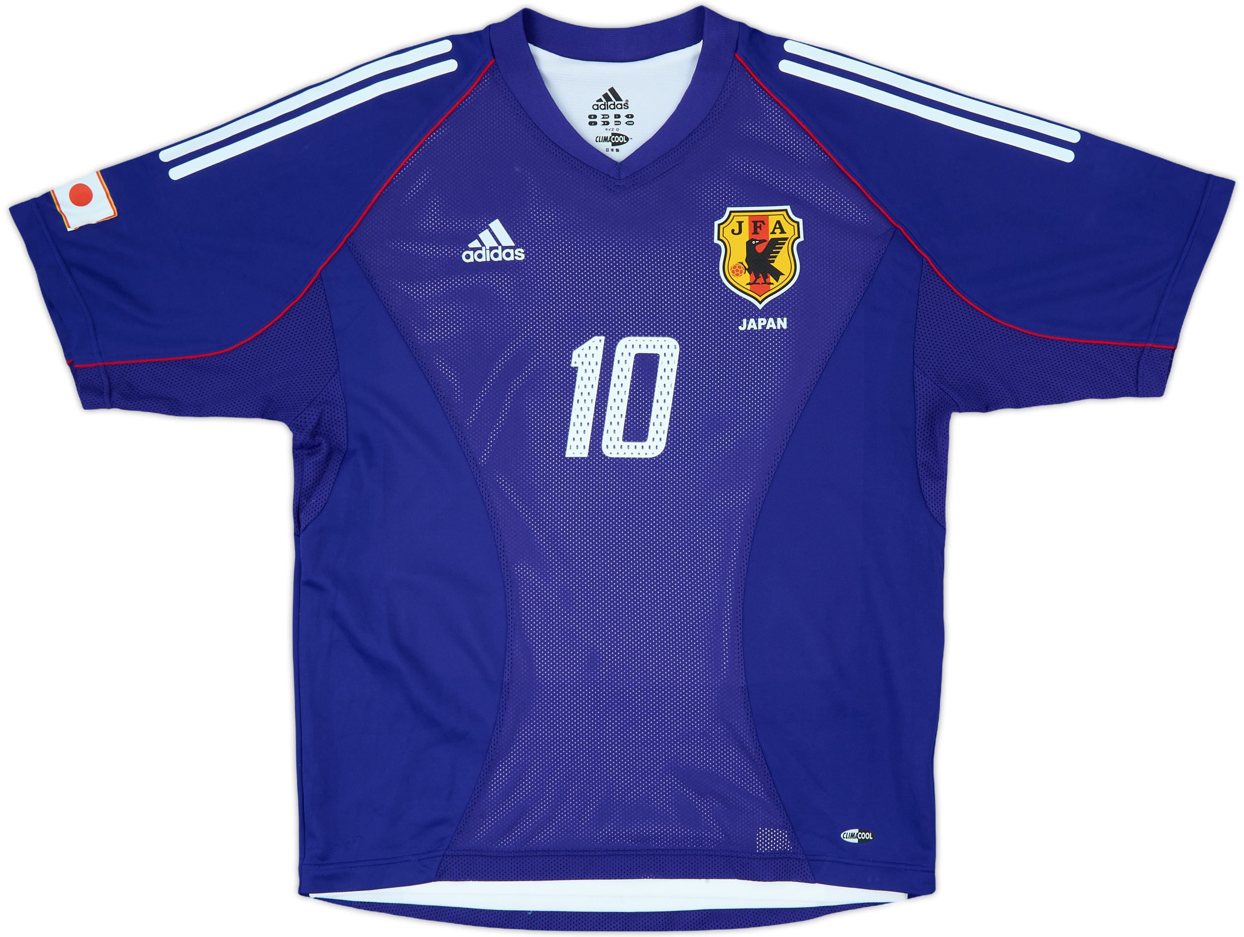 adidas サッカーシャツ NAKAMURA 10 Japan National Team 2010 World Cup Jersey Shunsuke Nakamura
