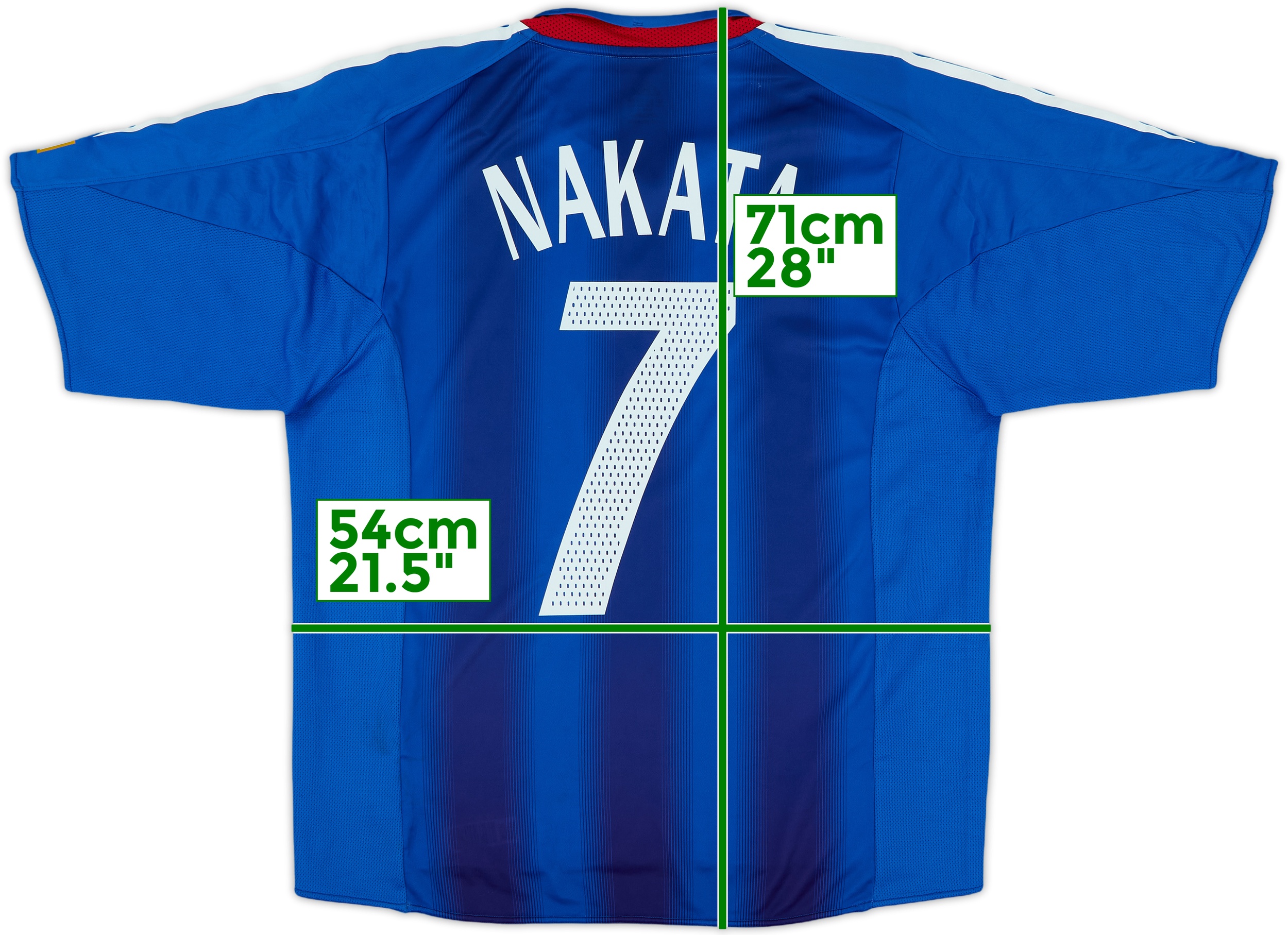 2004-06 Japan Authentic Home Shirt Nakata #7 - 8/10 - (M)